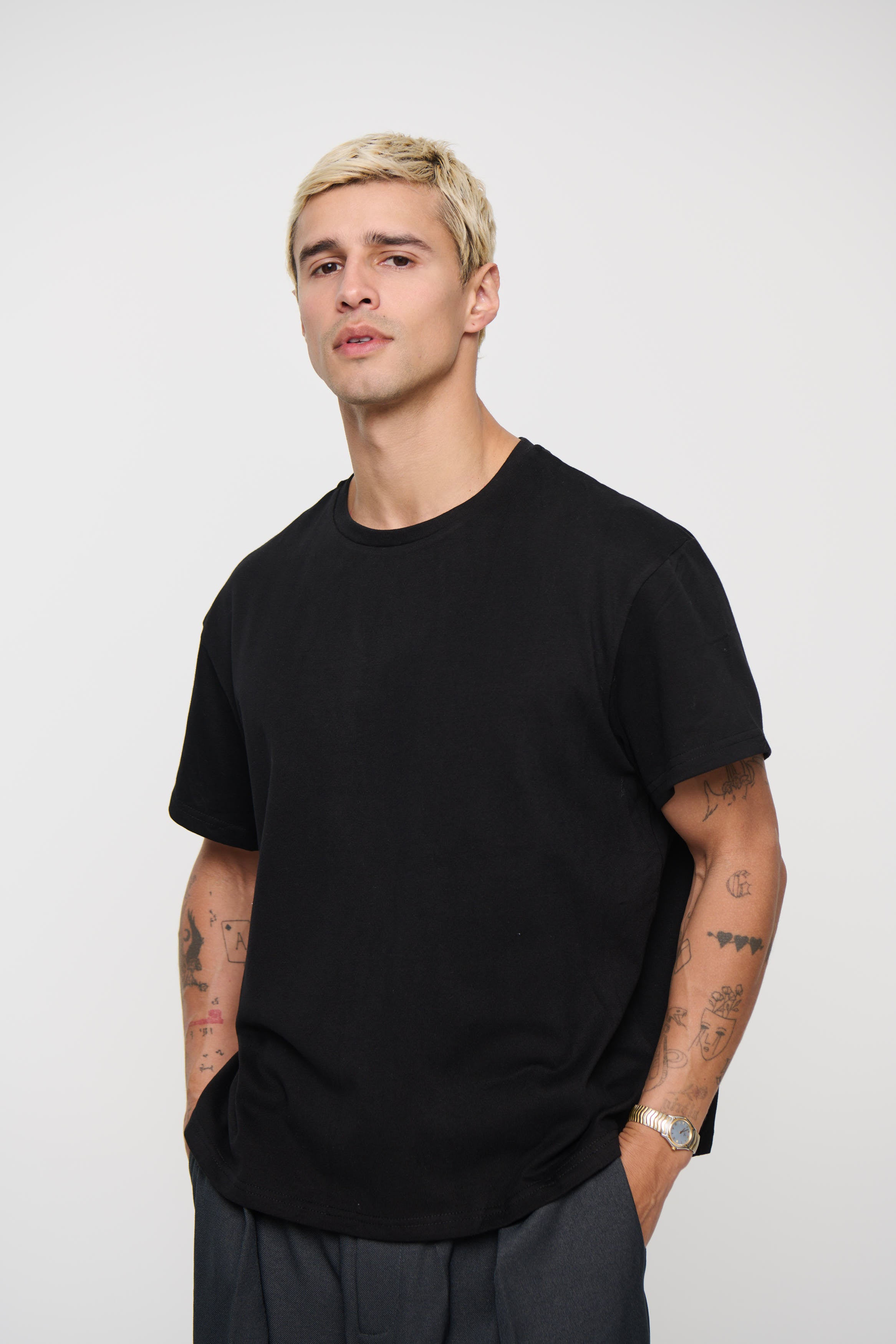 Roland Stretch Tee Black