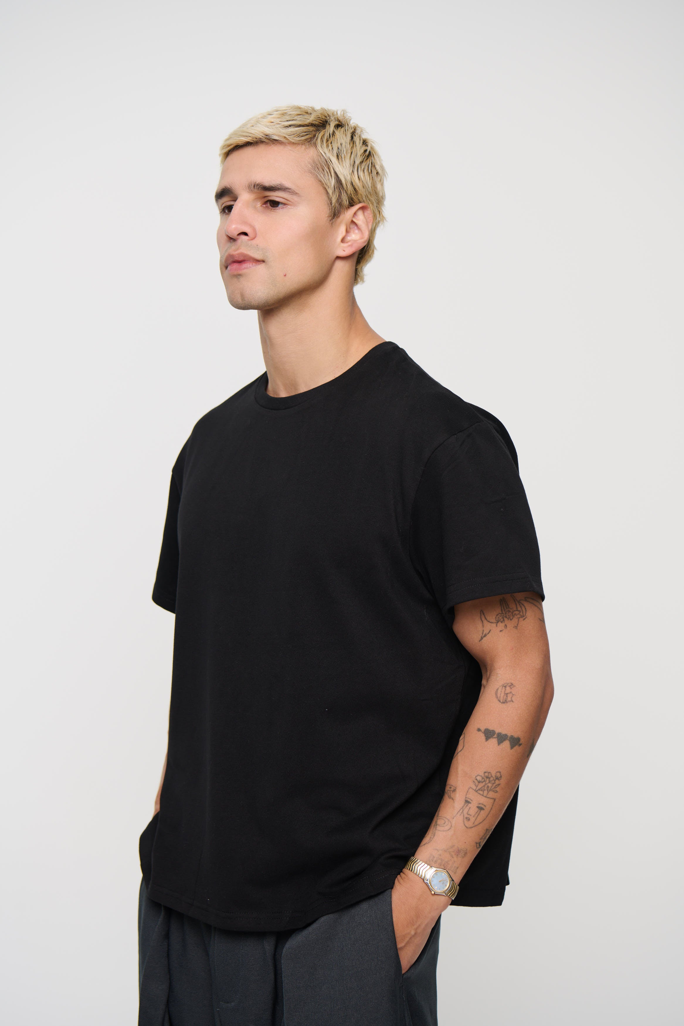 Roland Stretch Tee Black