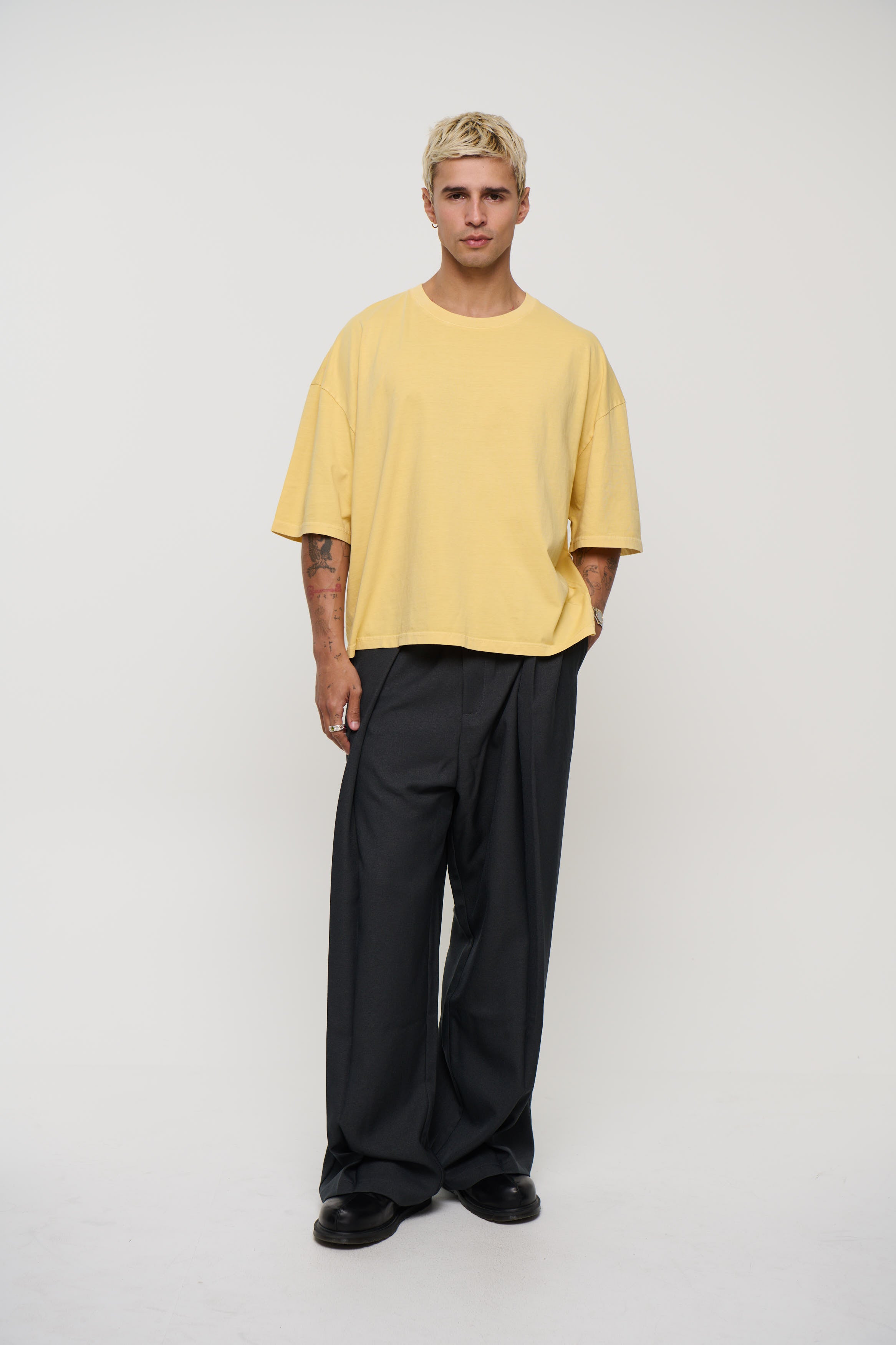 NTH Crop Box Tee Butter