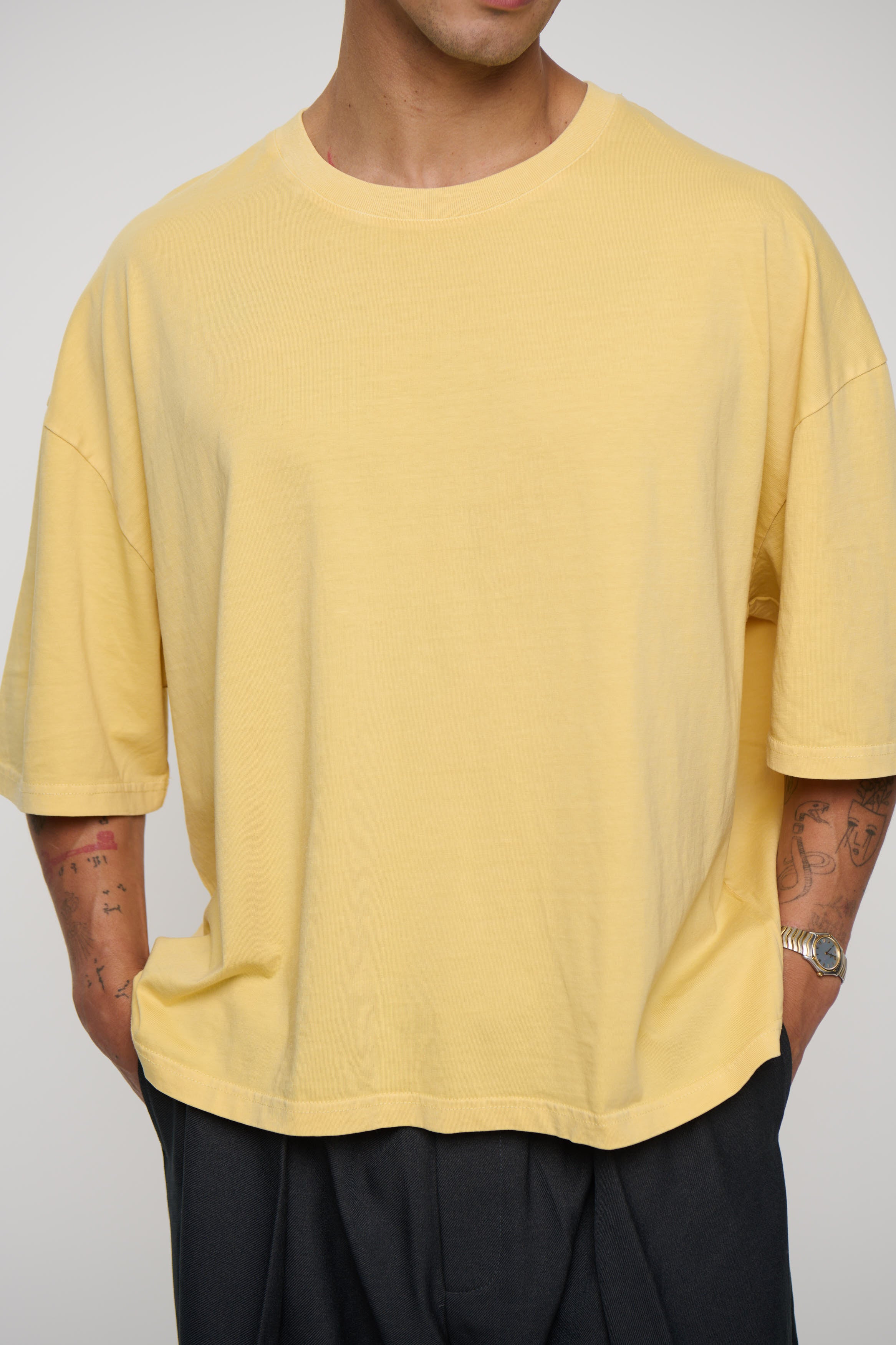 NTH Crop Box Tee Butter
