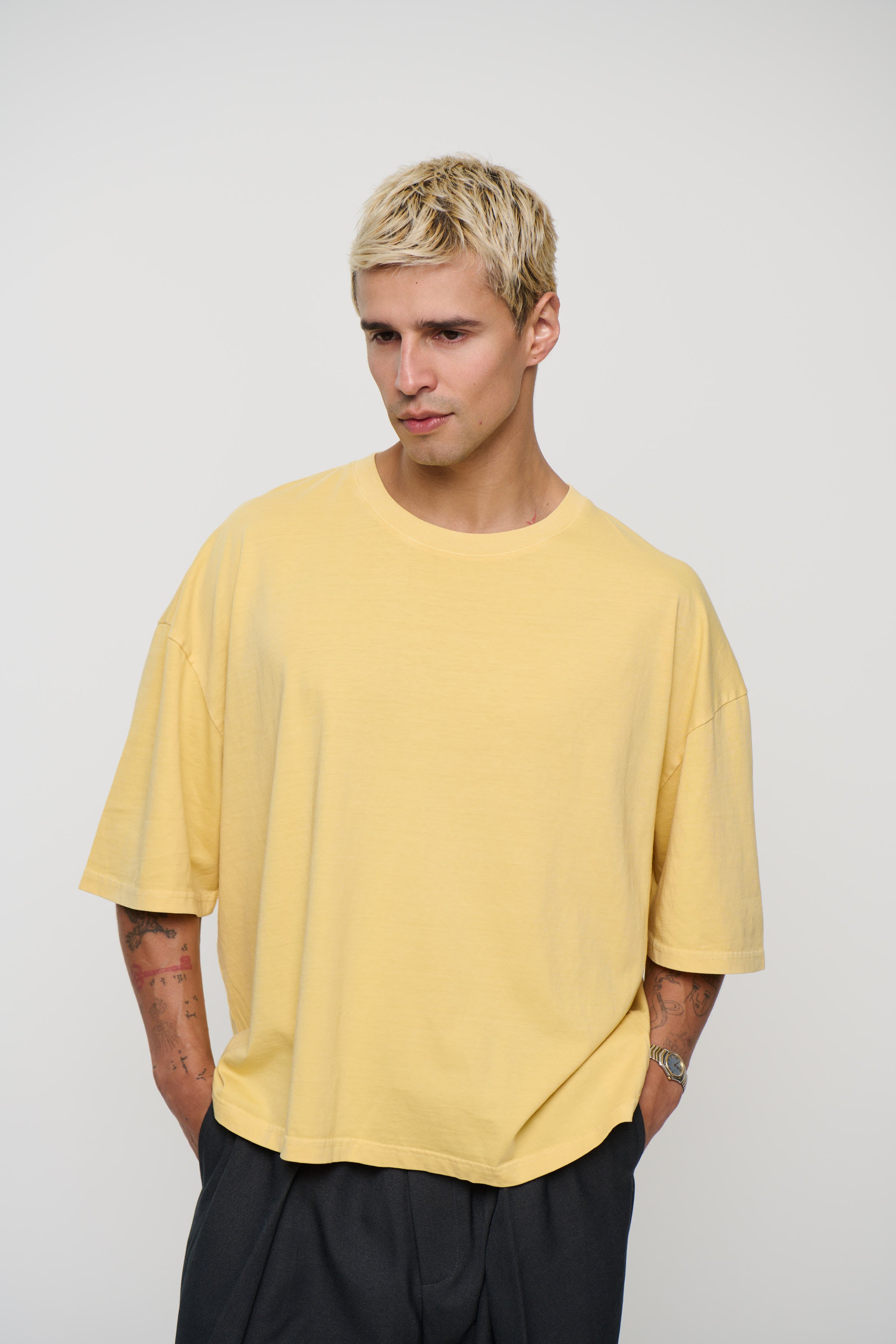 NTH Crop Box Tee Butter