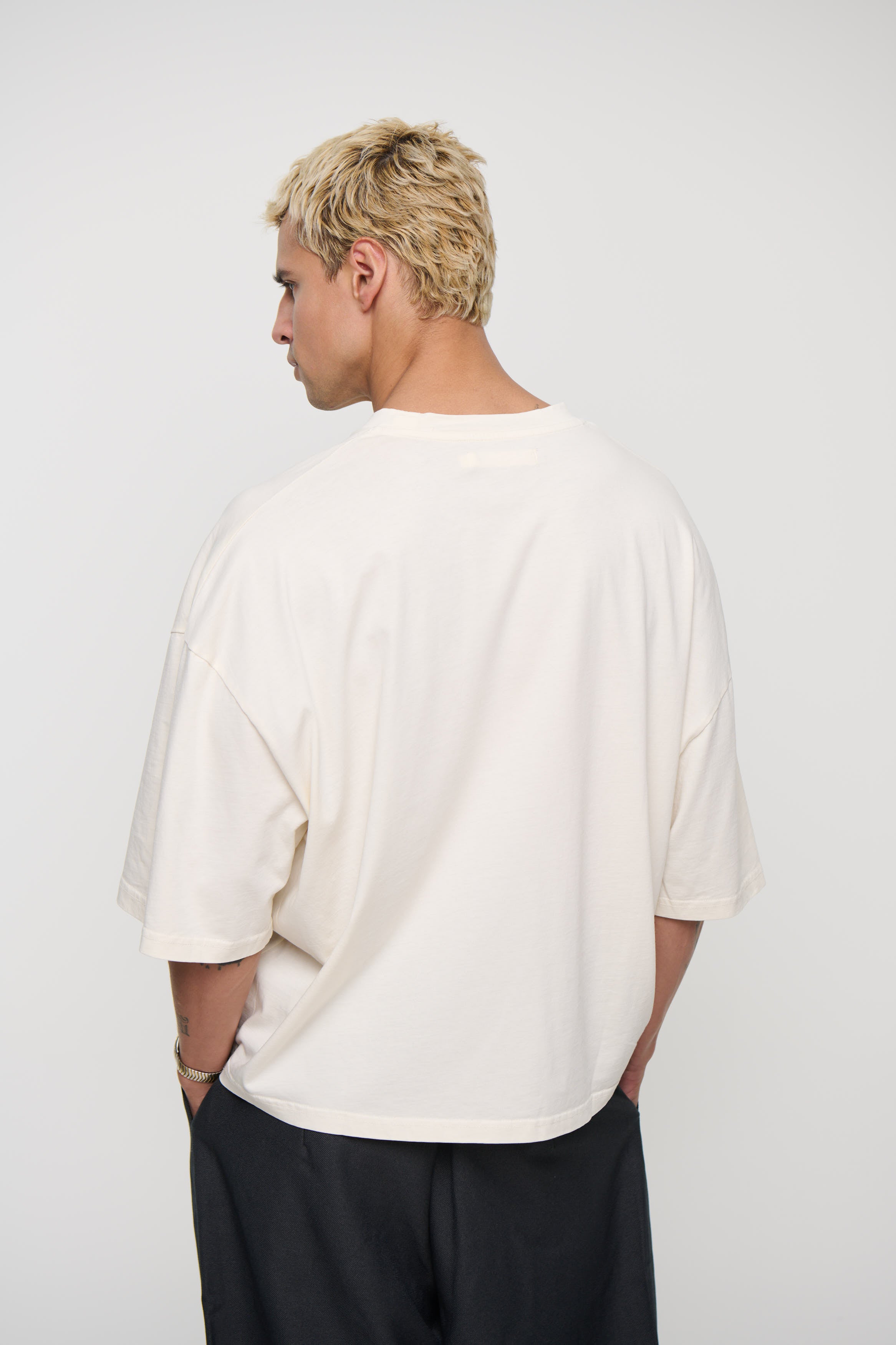 NTH Crop Box Tee Ivory