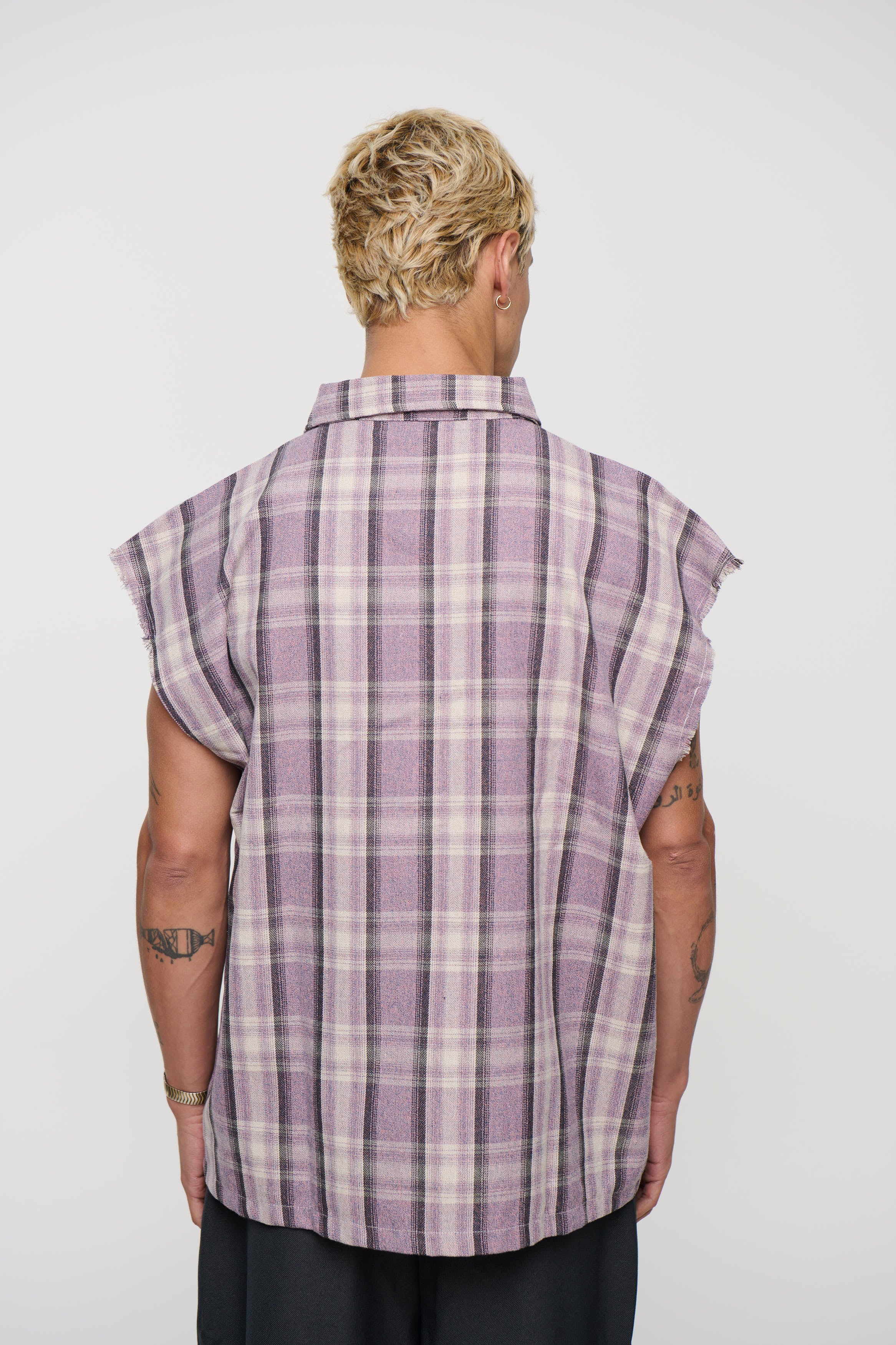Brooklyn Check Cutoff Lilac