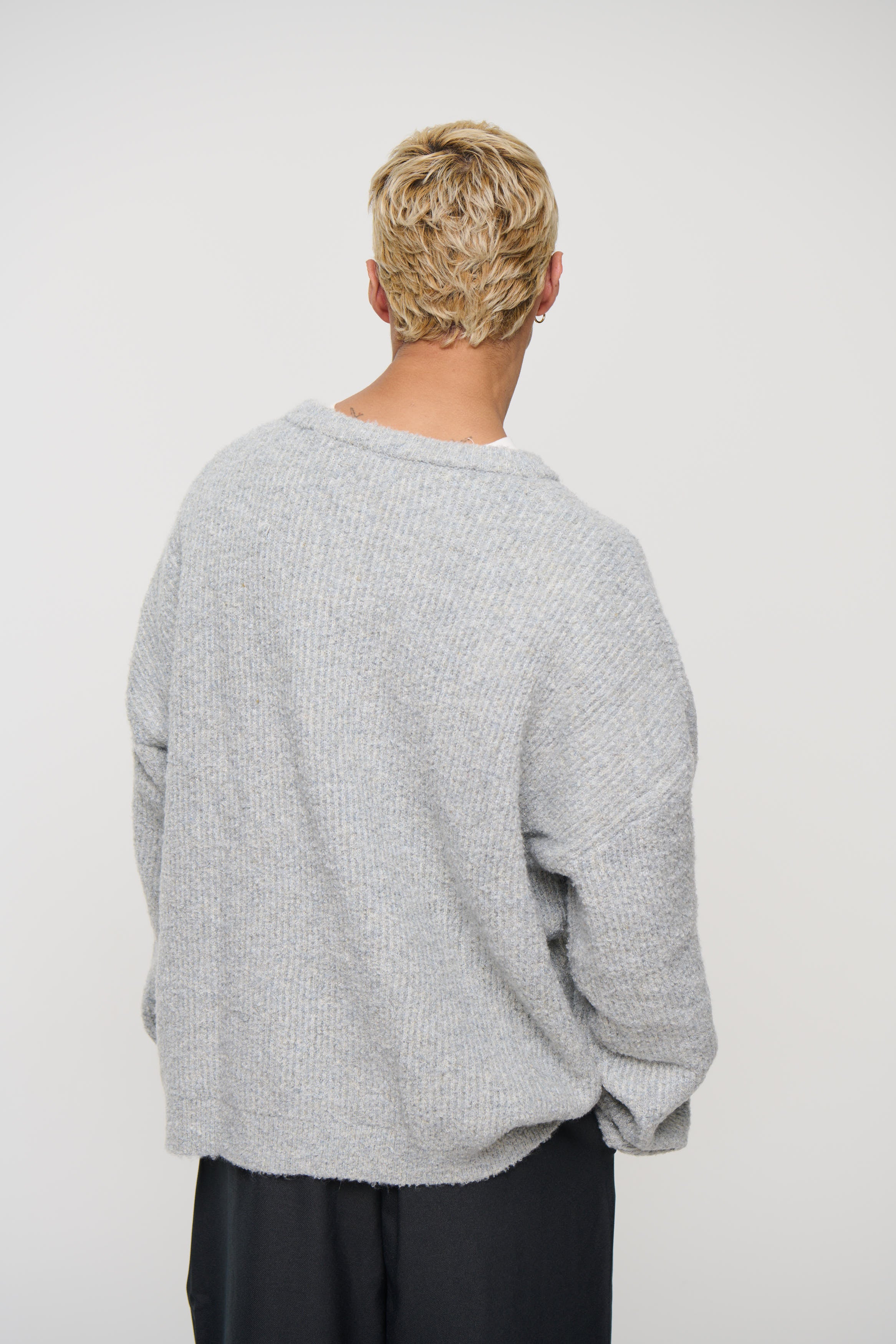 Soft Crew Knit Light Grey