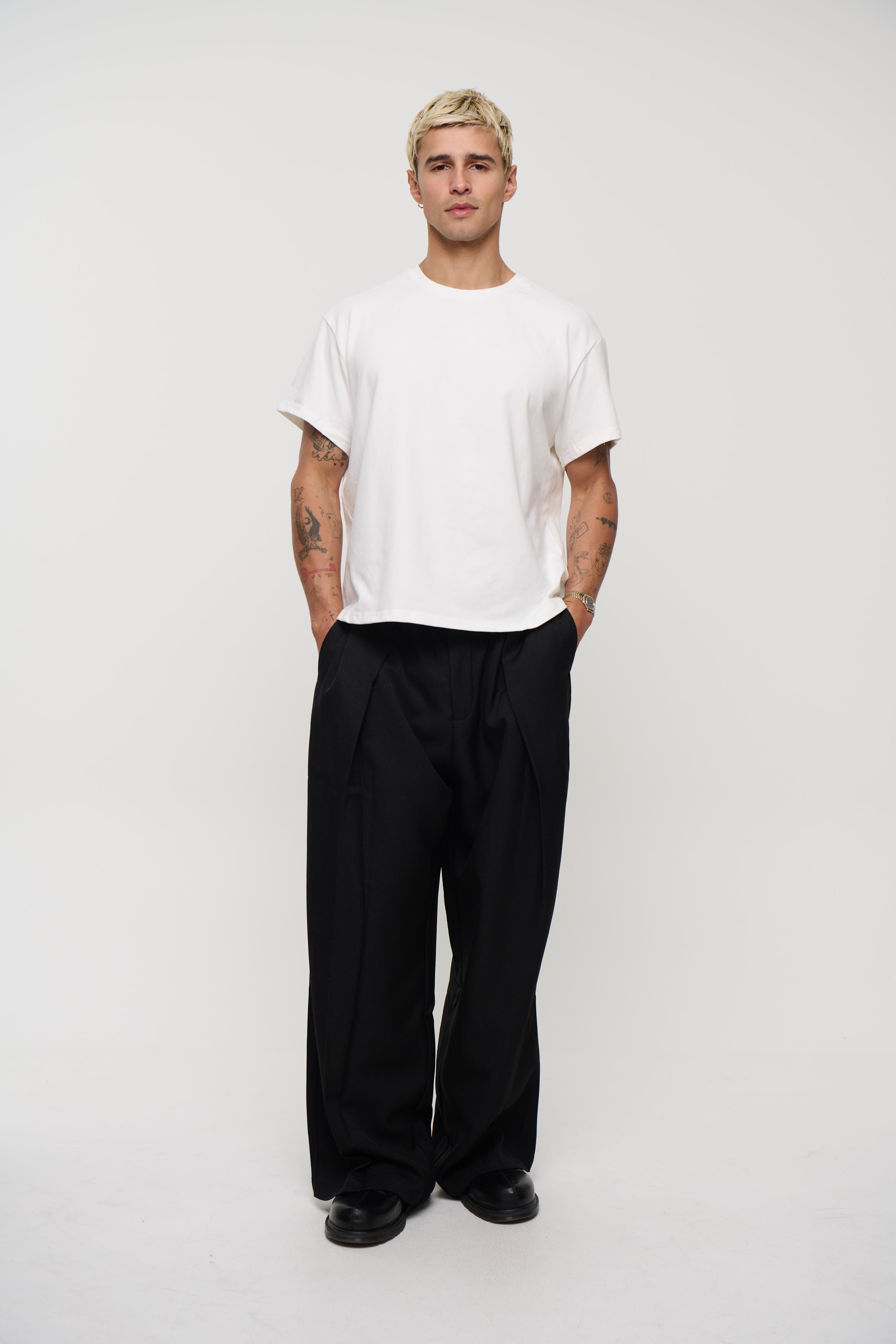 Roland Stretch Tee White