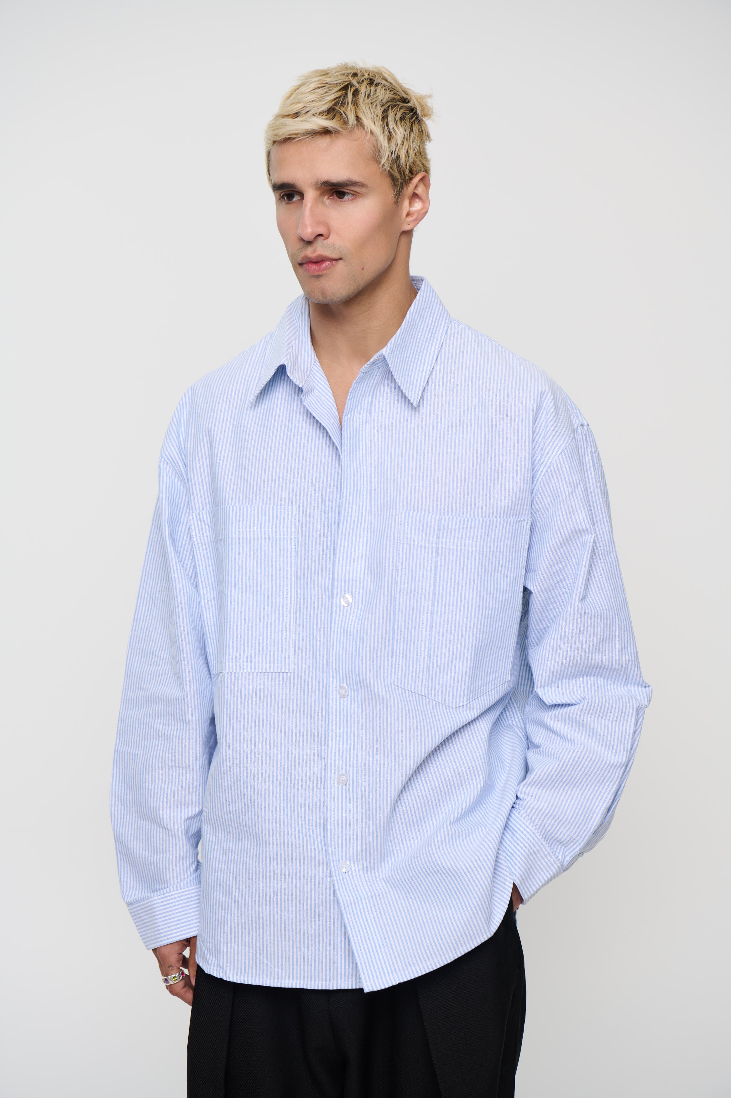 NTH Shirt Stripe Blue