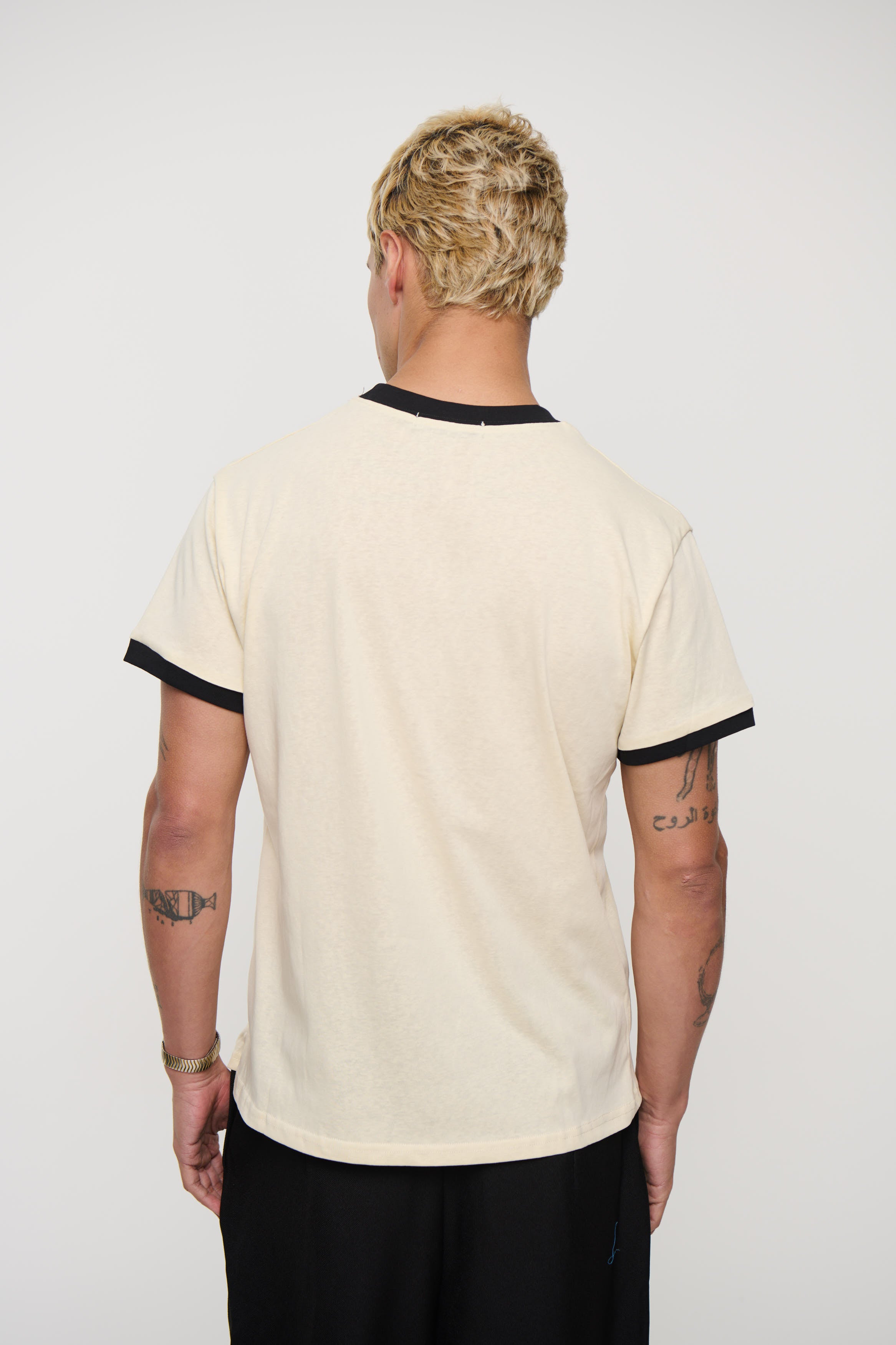Soft Ringer Tee Off White
