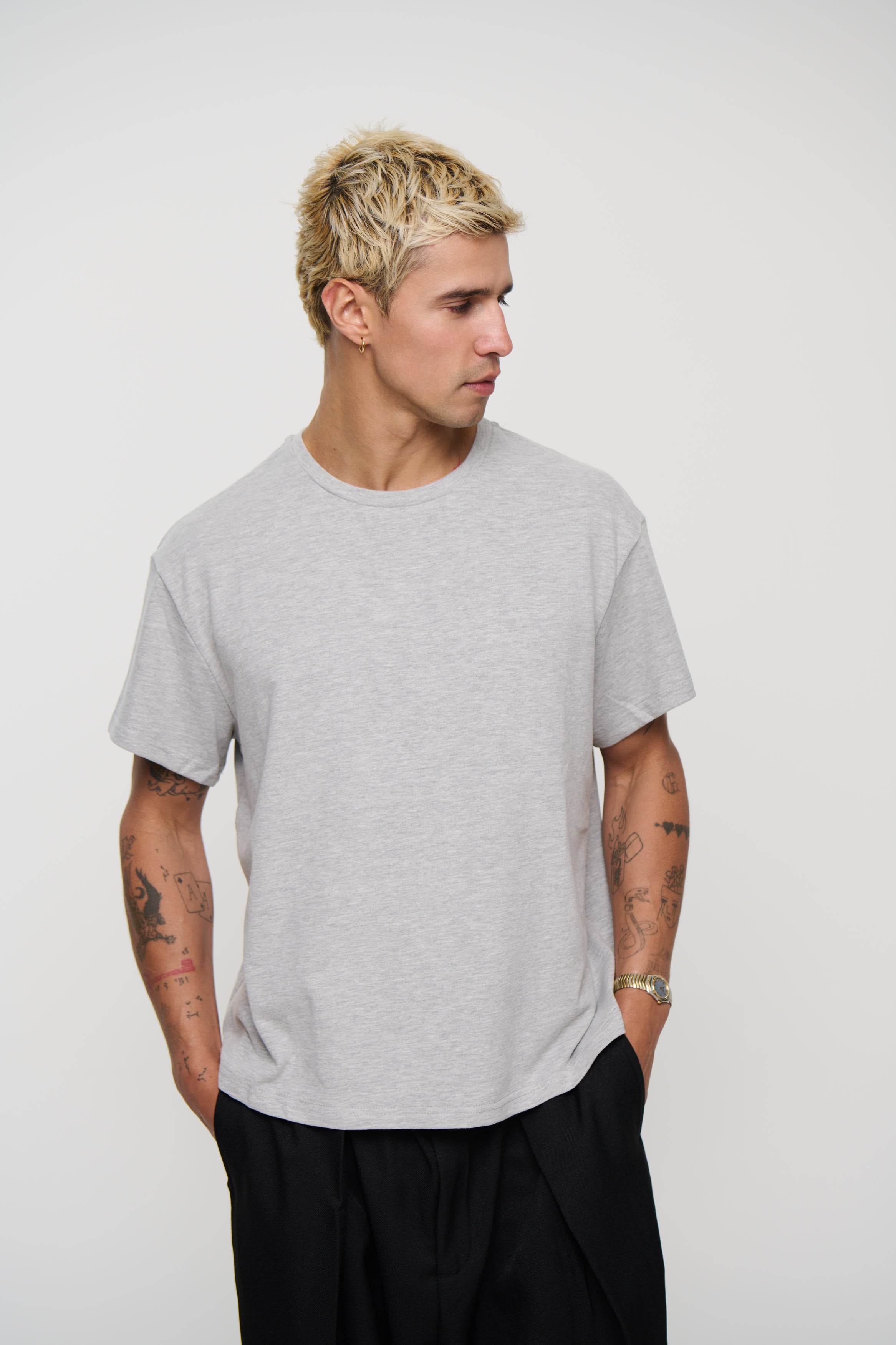 Roland Stretch Tee Grey