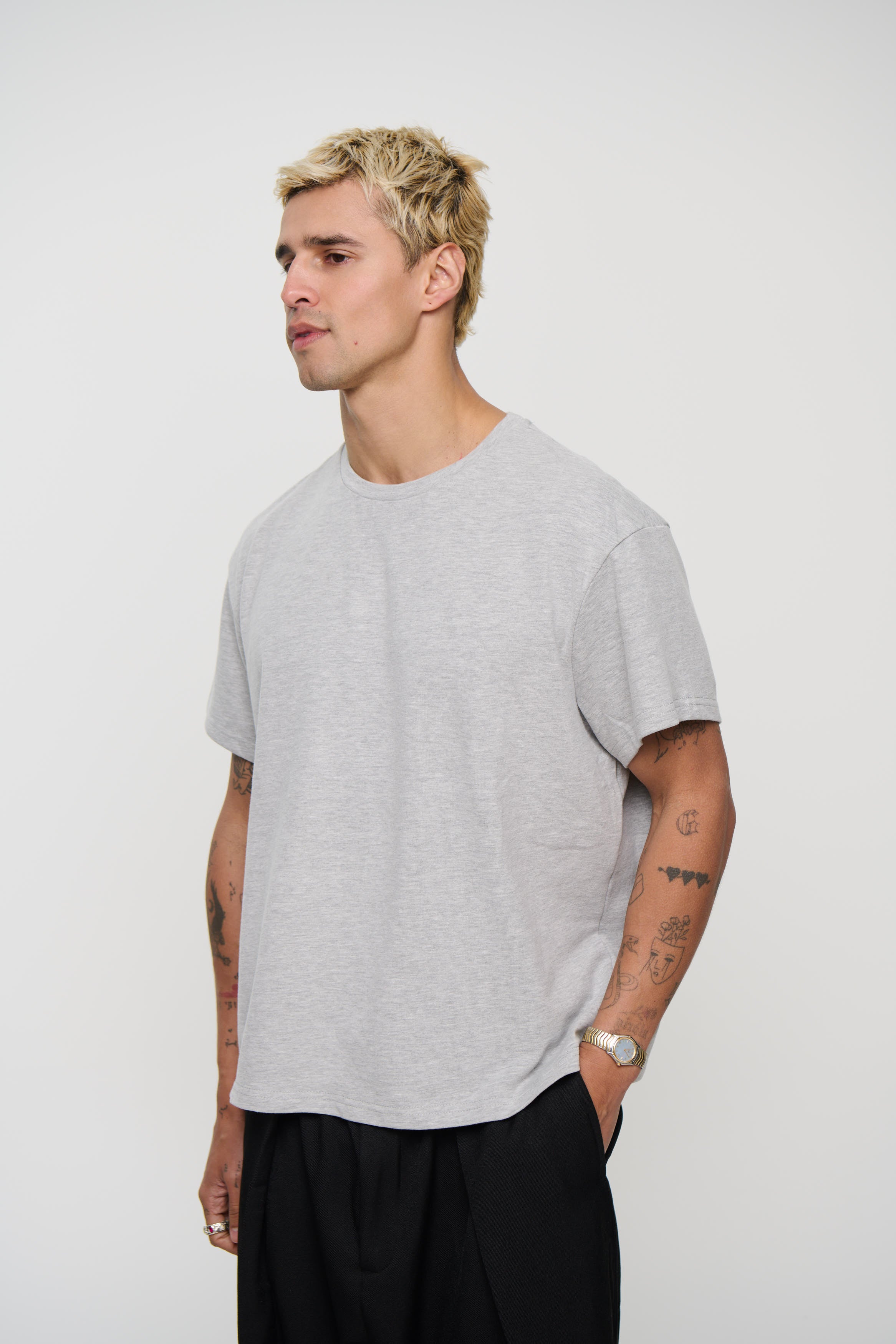 Roland Stretch Tee Grey