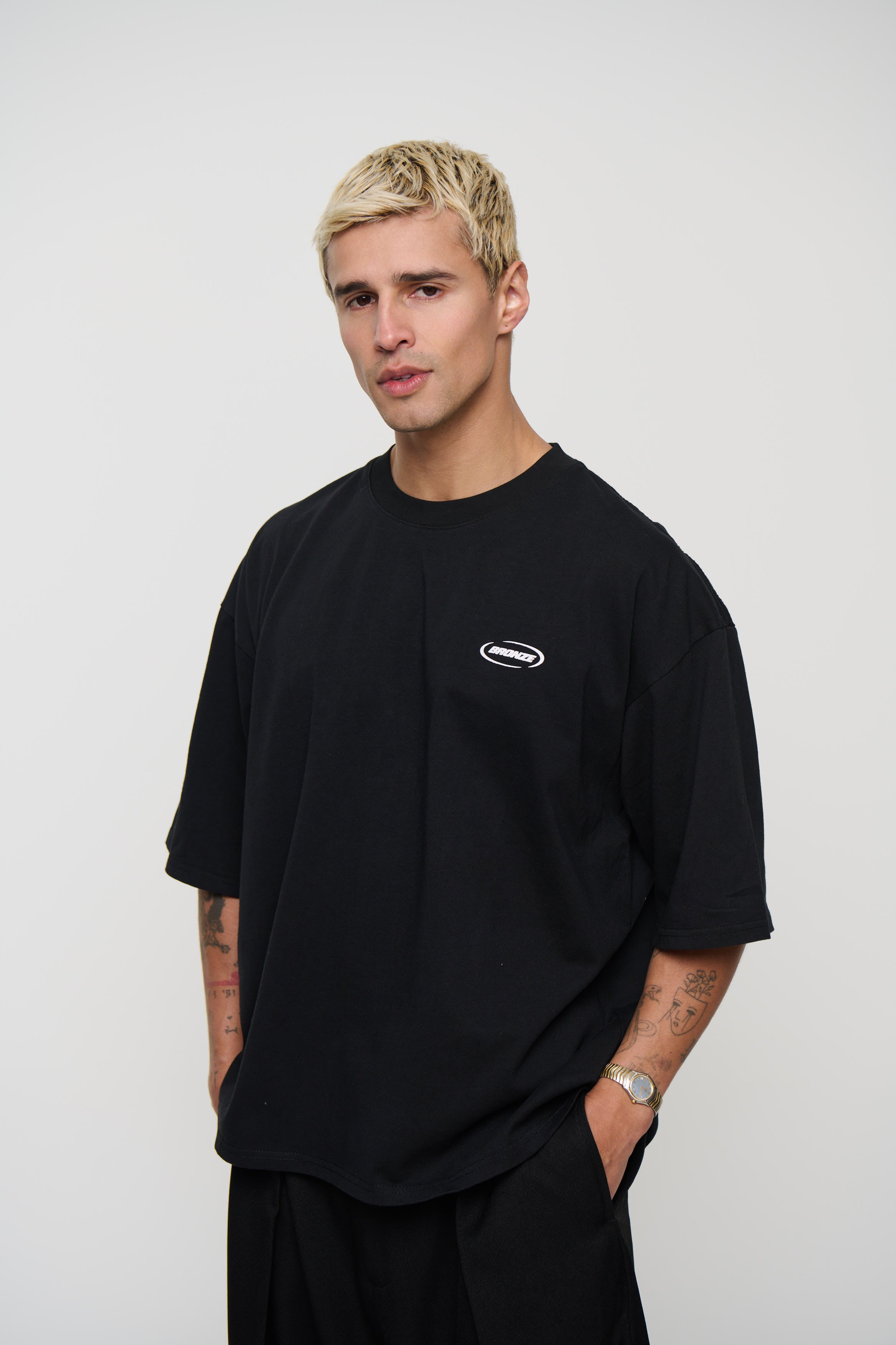 Riley Logo Tee Black