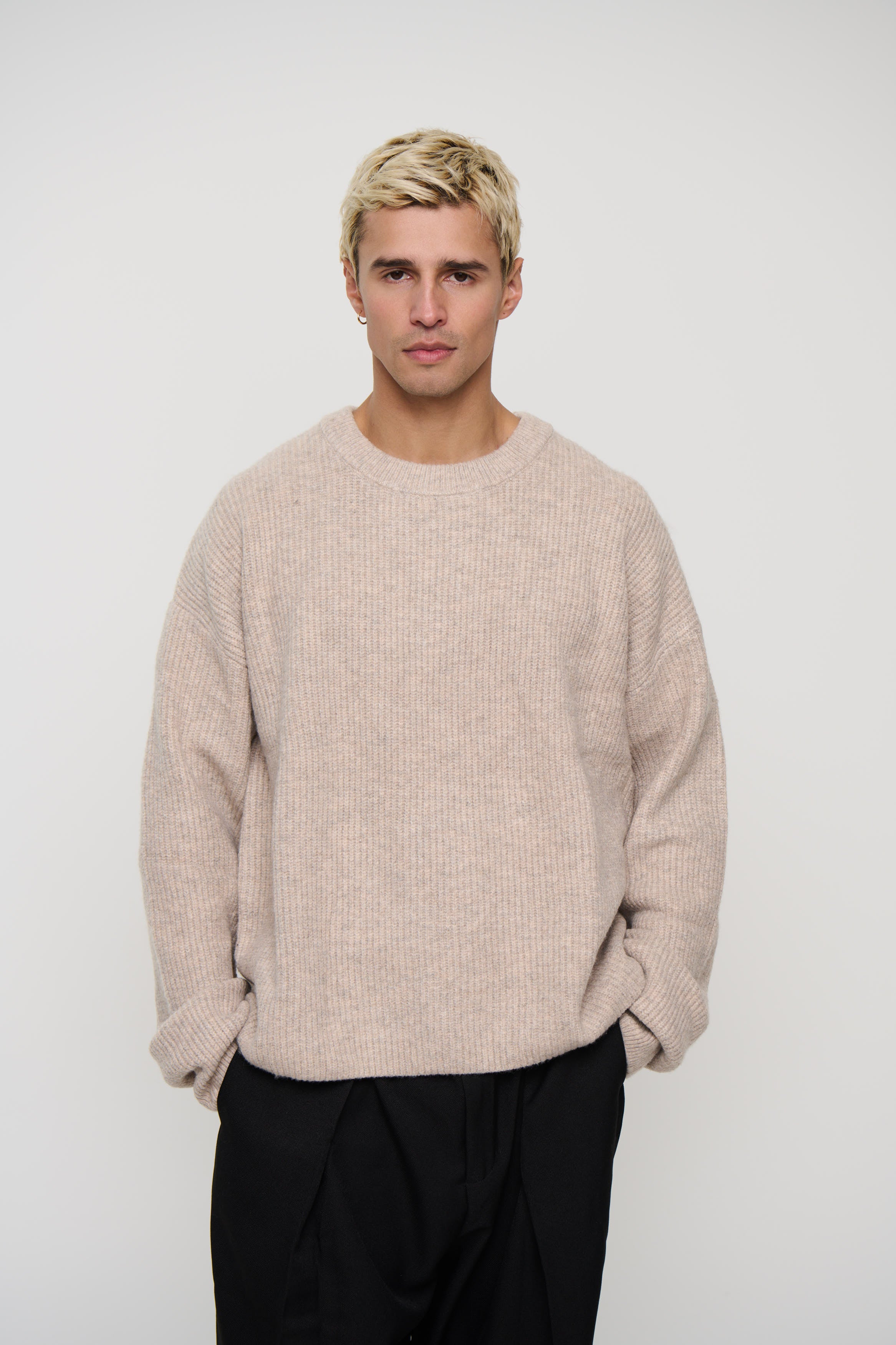 Slouch Knit Light Tan