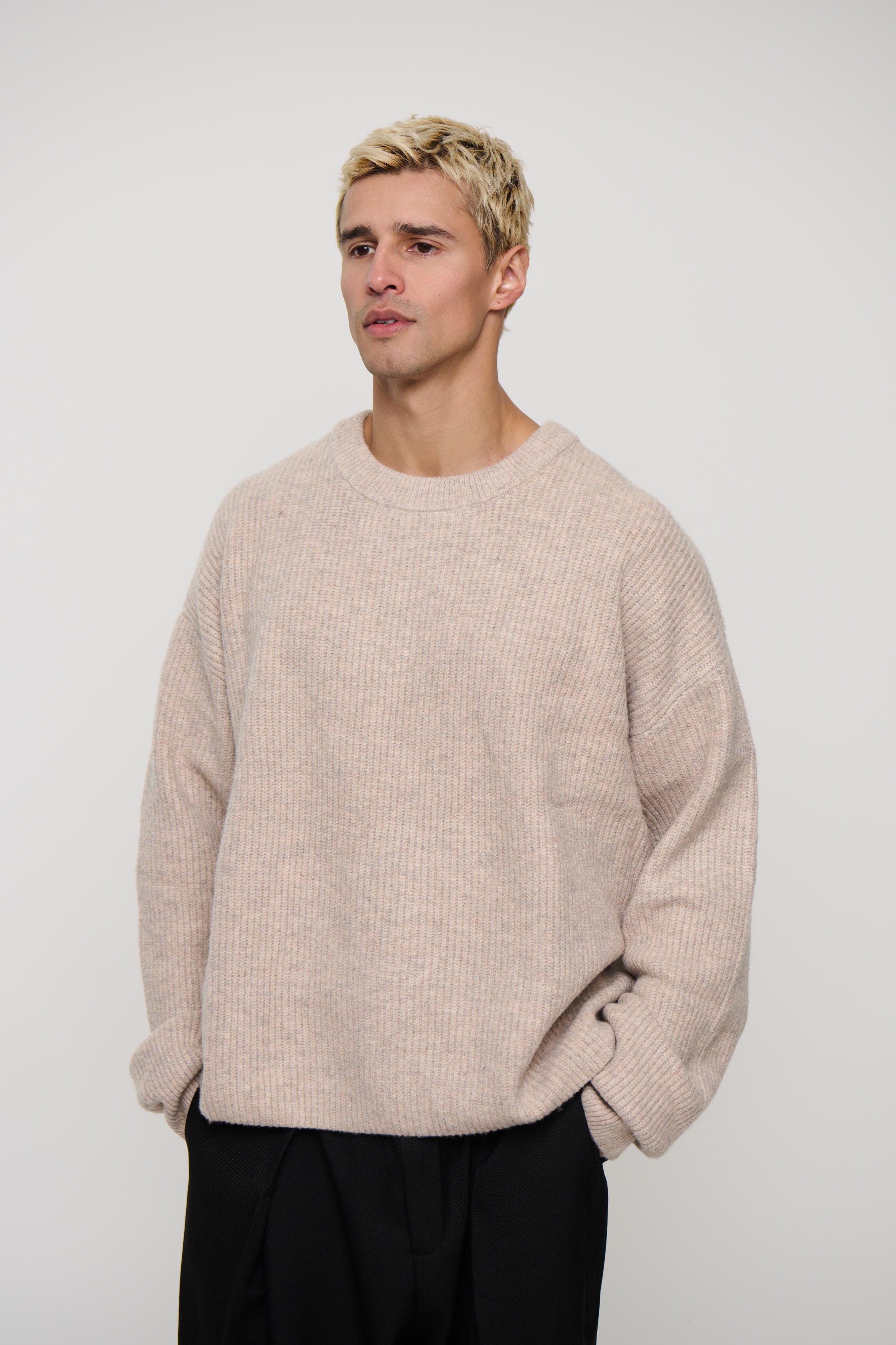 Slouch Knit Light Tan