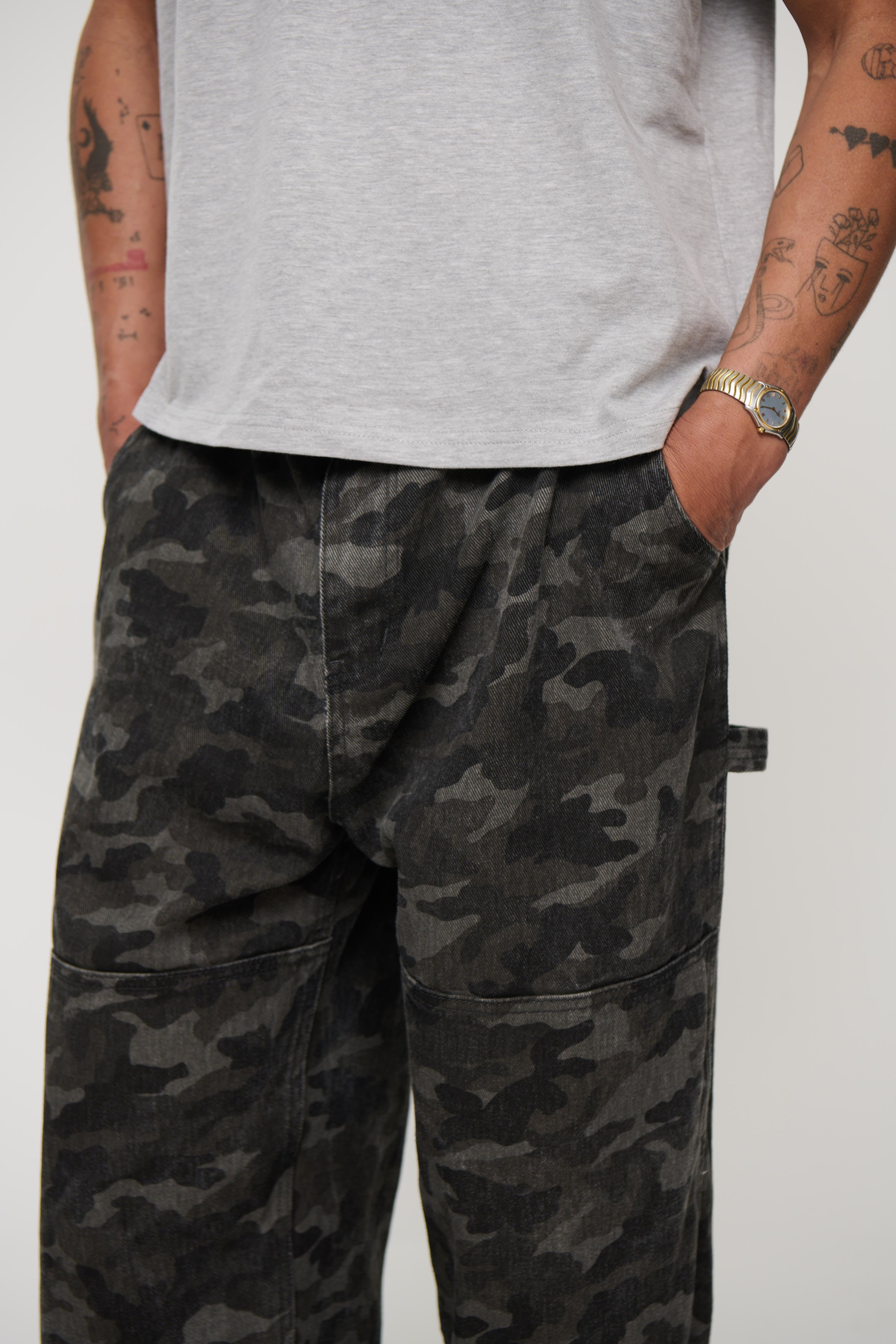 Cotton Drill Pant Camo