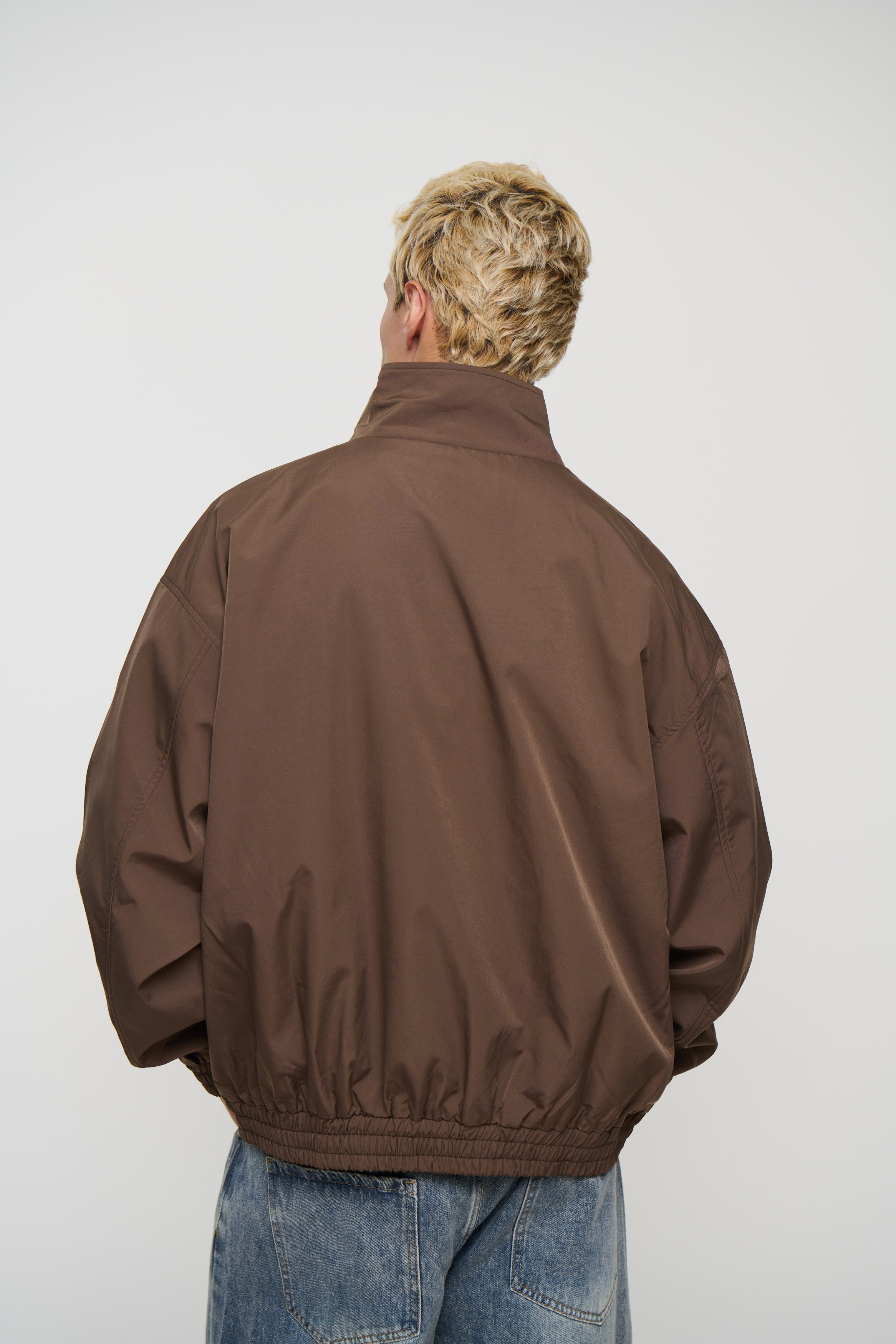 Collar Zip Jacket Choc