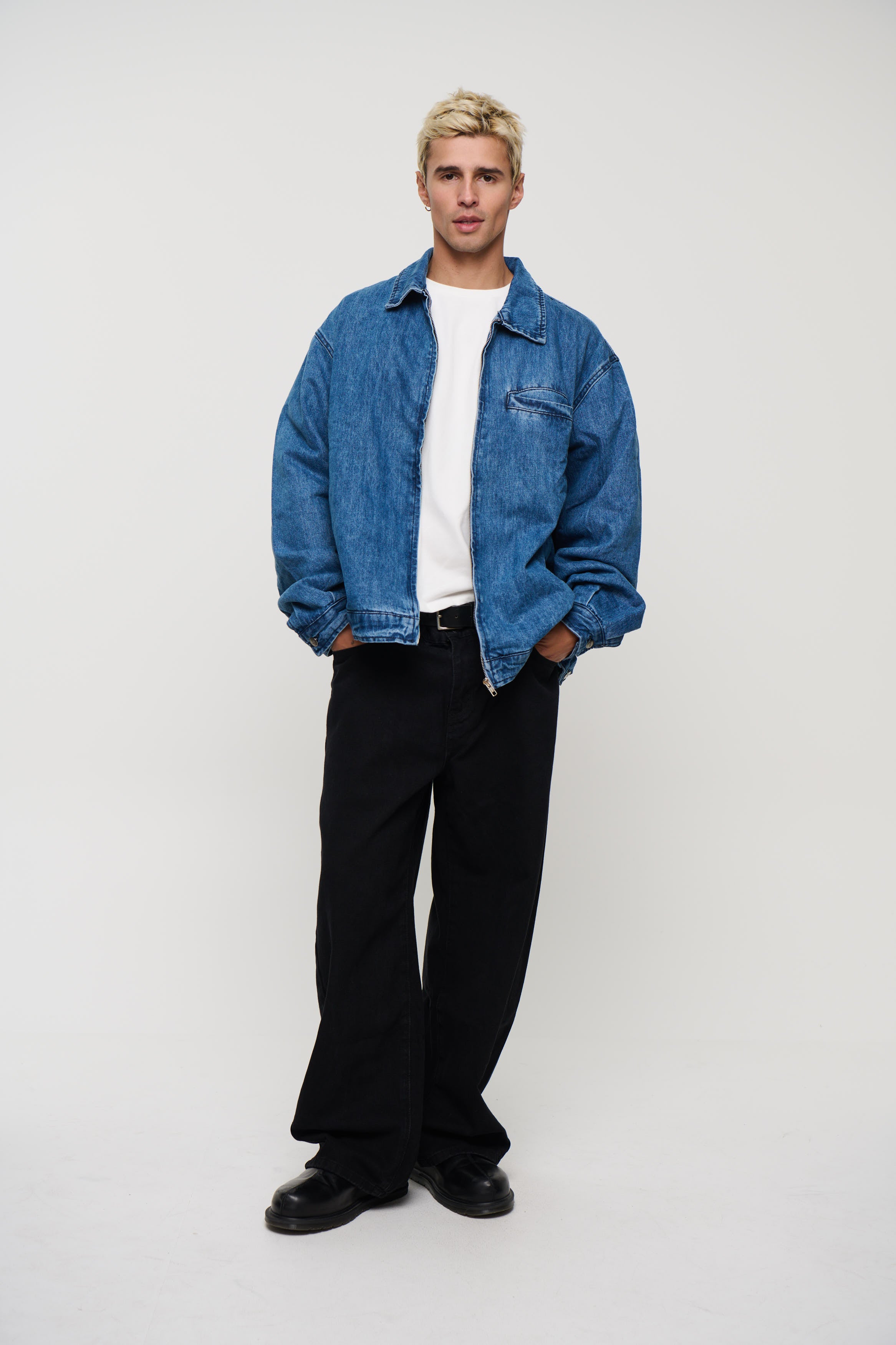 NTH Denim Lined Jacket Blue