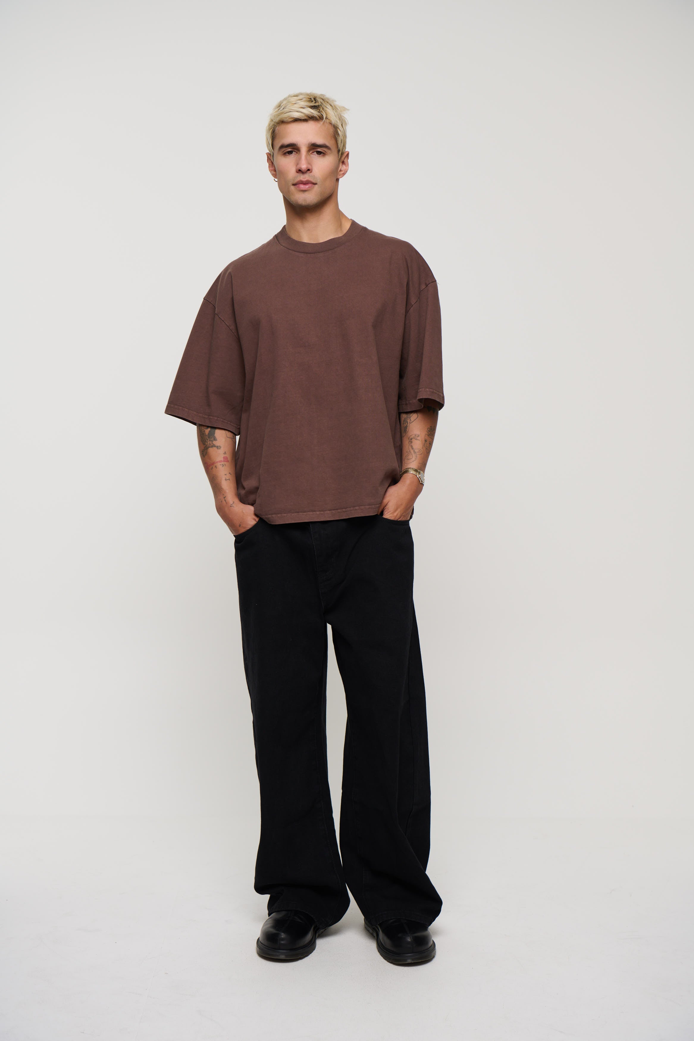 Emmett Box Tee Chocolate
