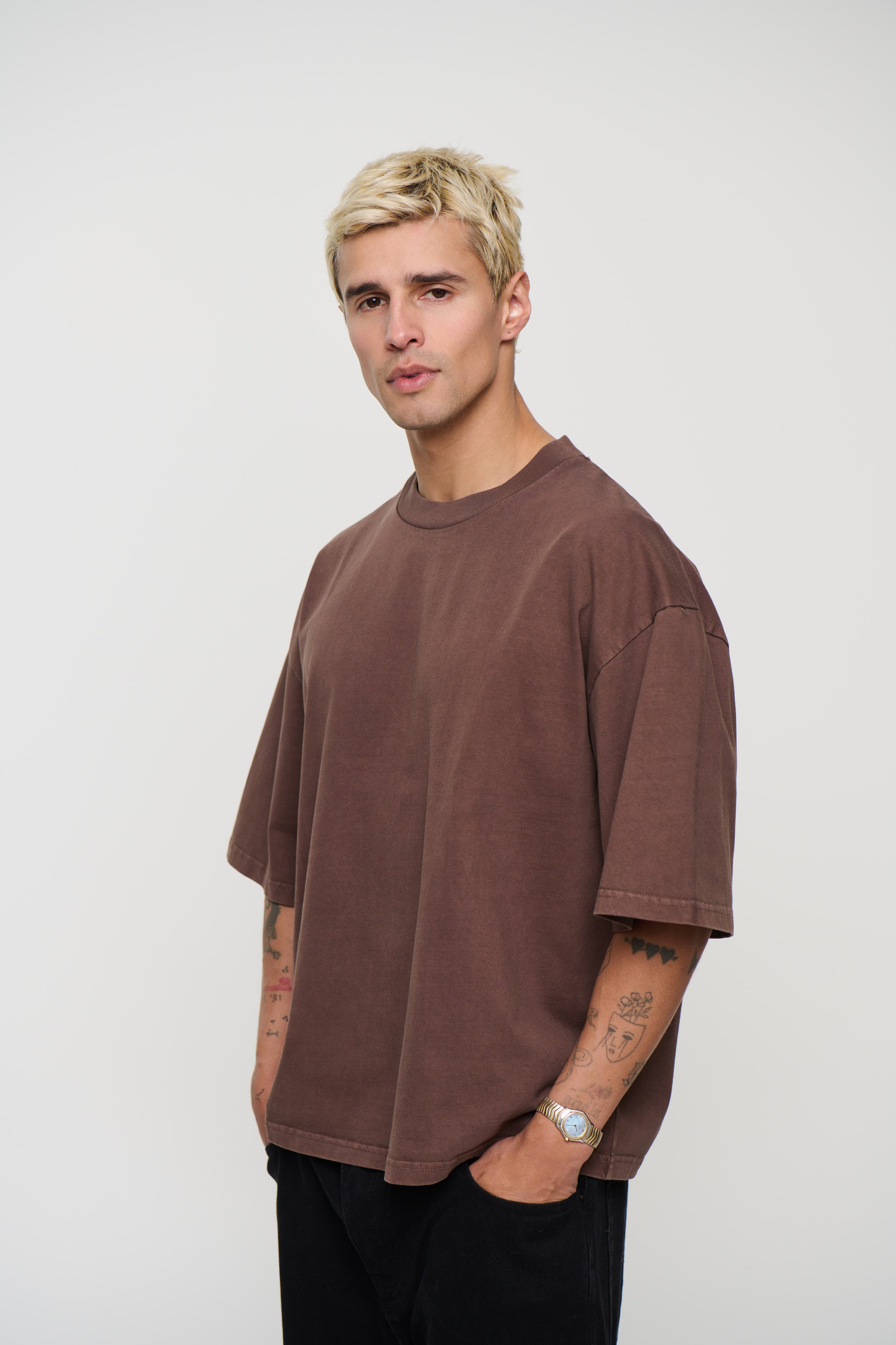 Emmett Box Tee Chocolate