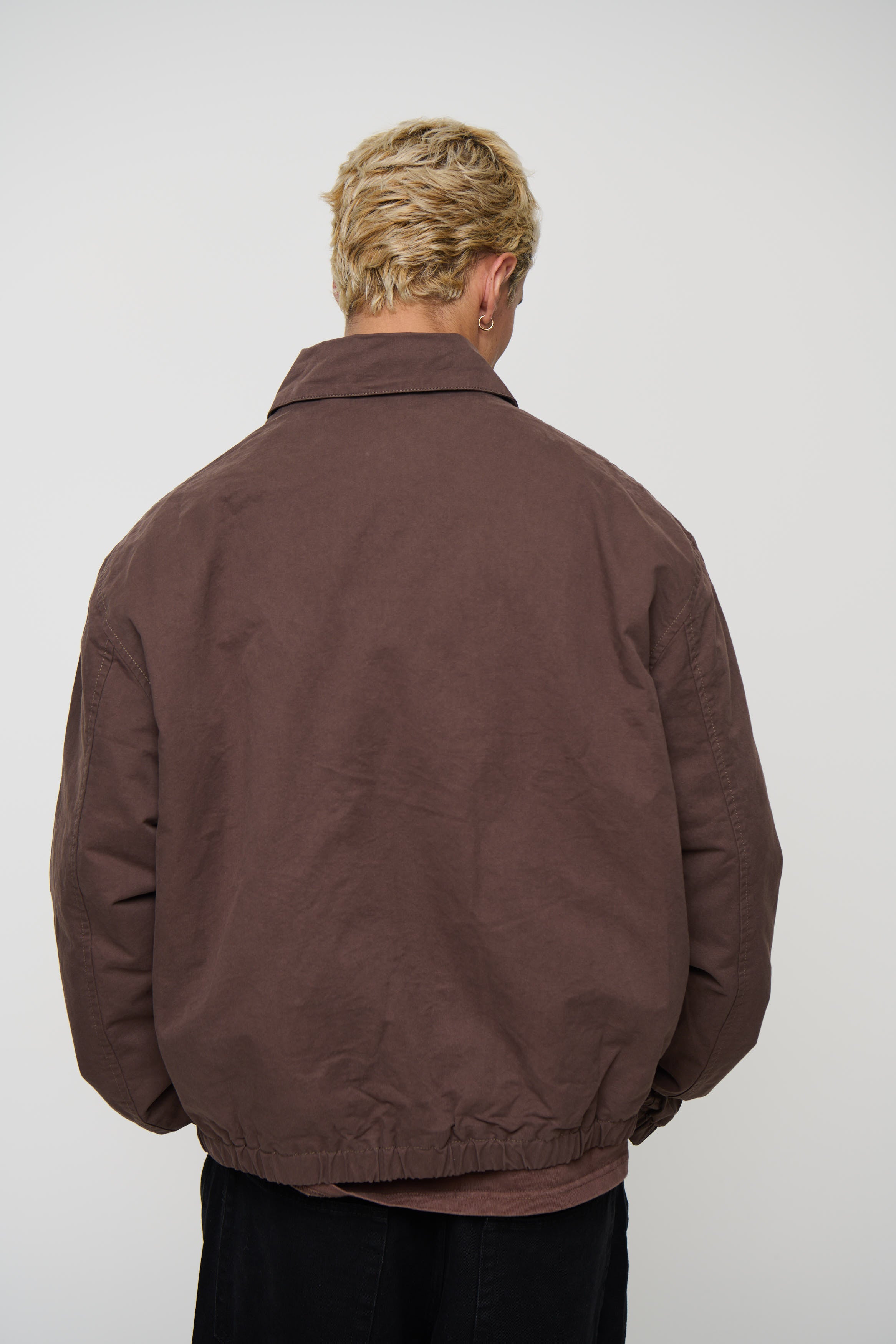 Charlie Soft Cotton Bomber Choc
