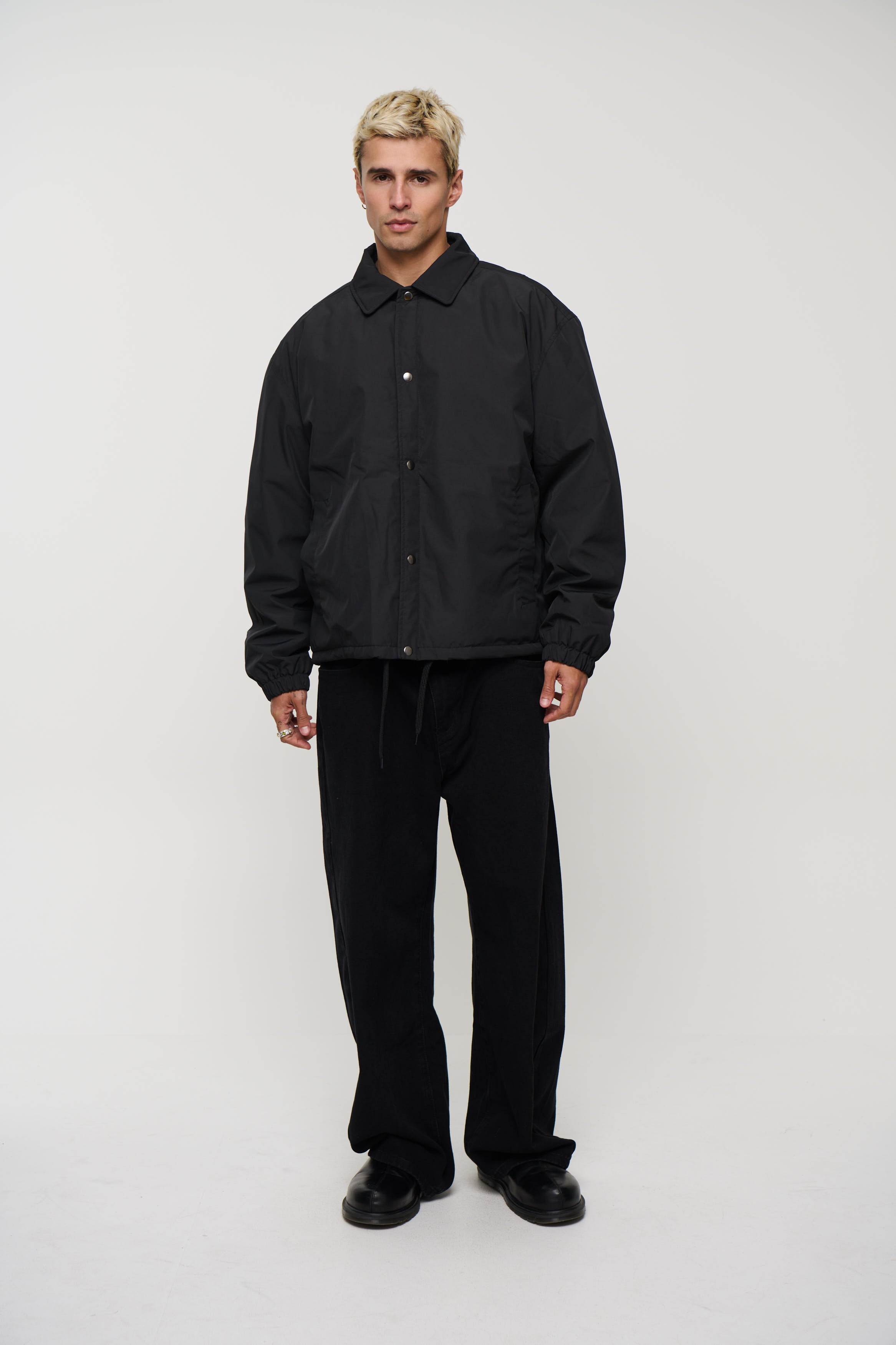 Padded Bomber Black