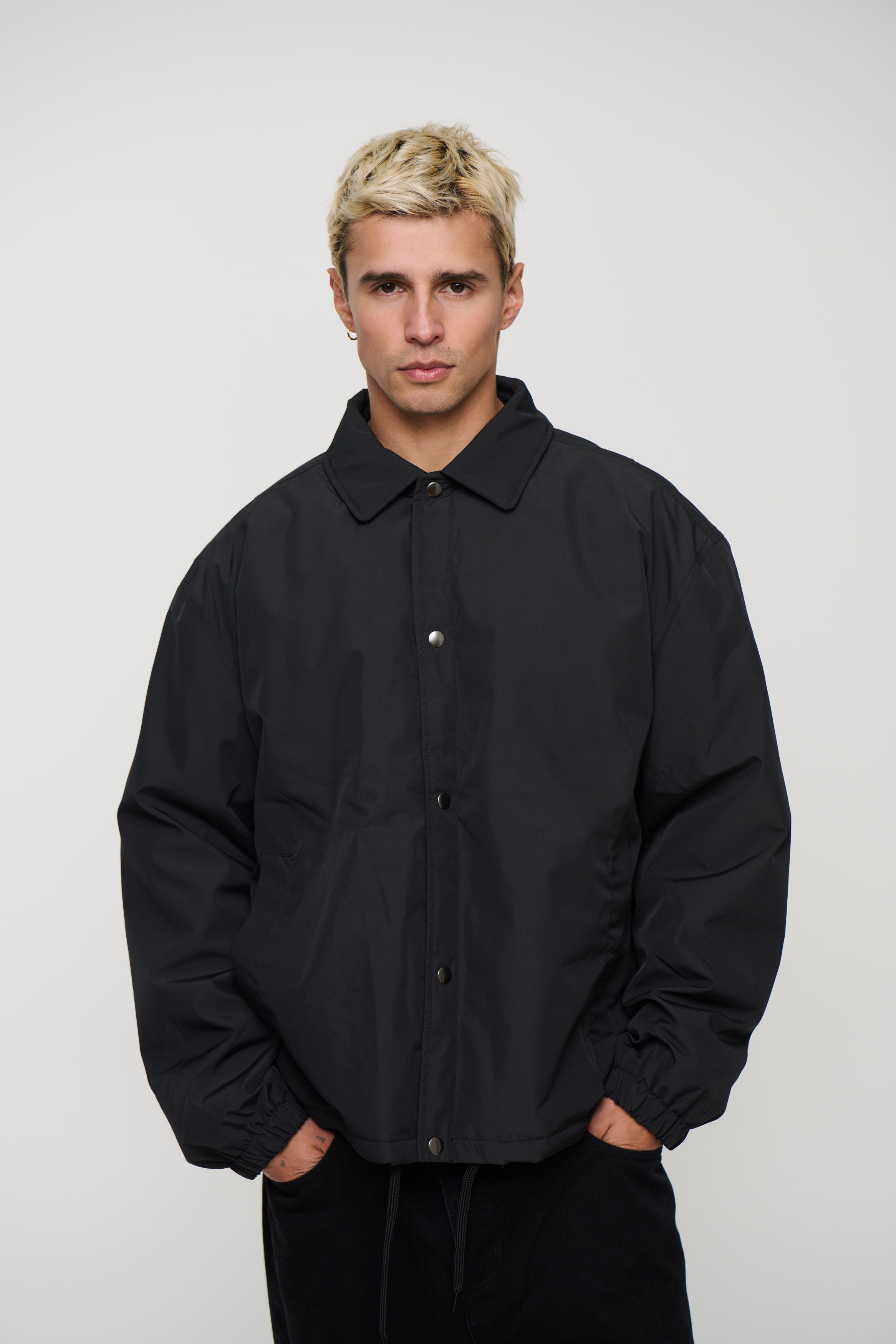 Padded Bomber Black