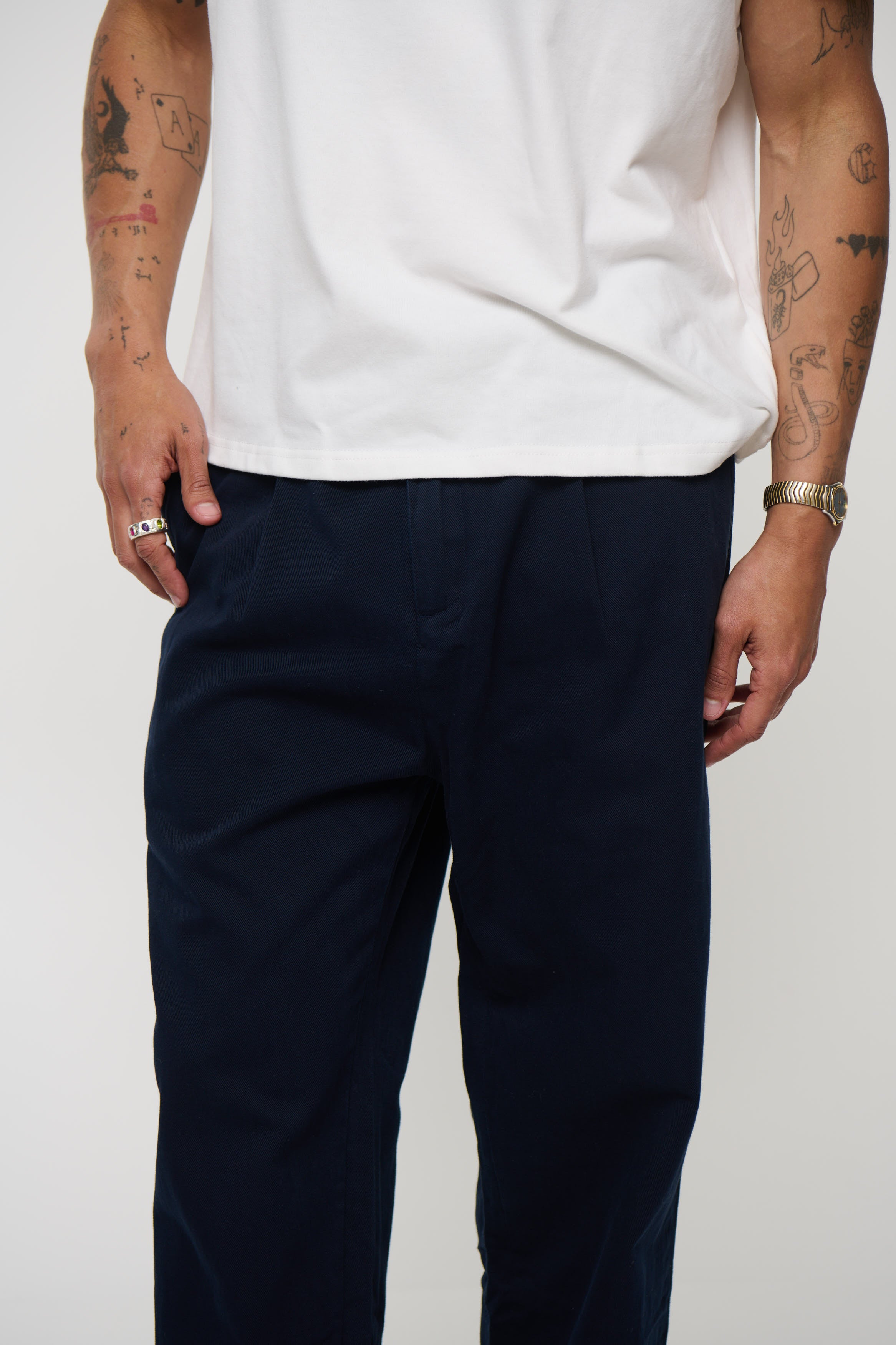 Santiago Relaxed Pant Navy