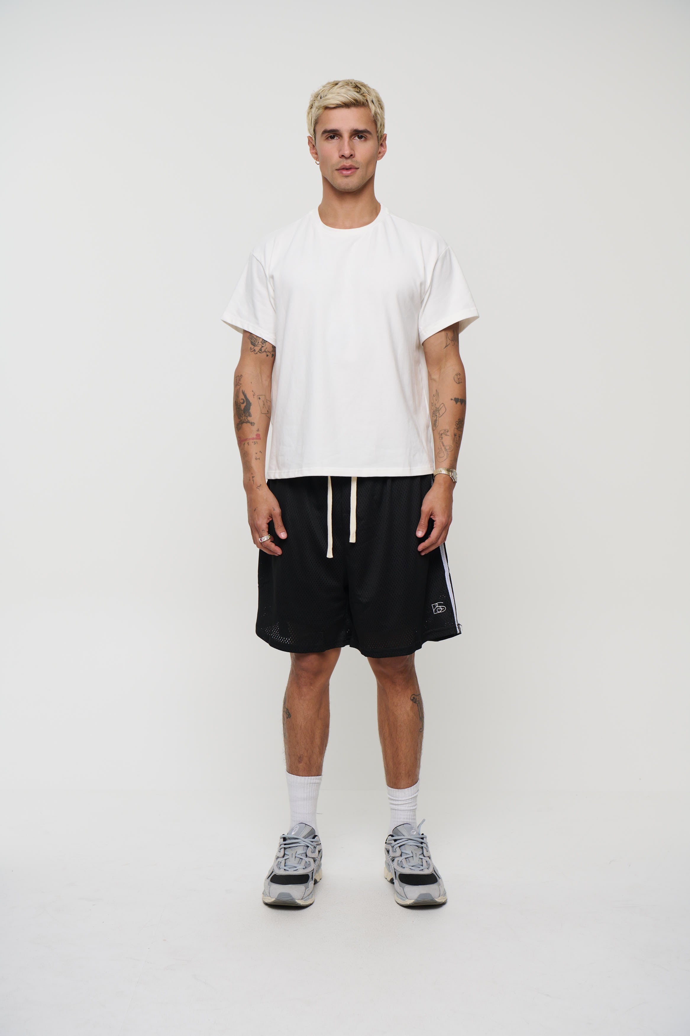 Julian Mesh Short Black