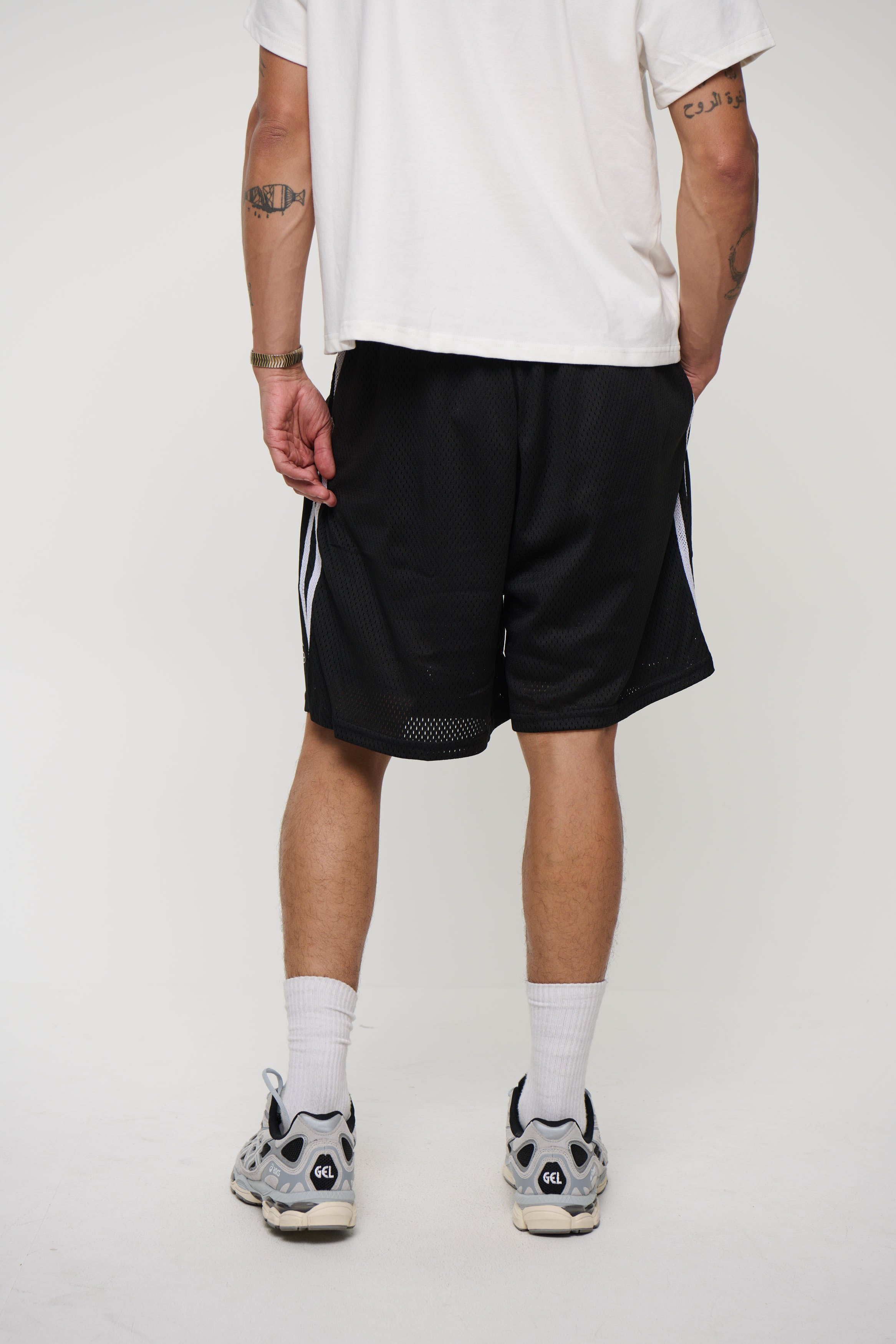 Julian Mesh Short Black