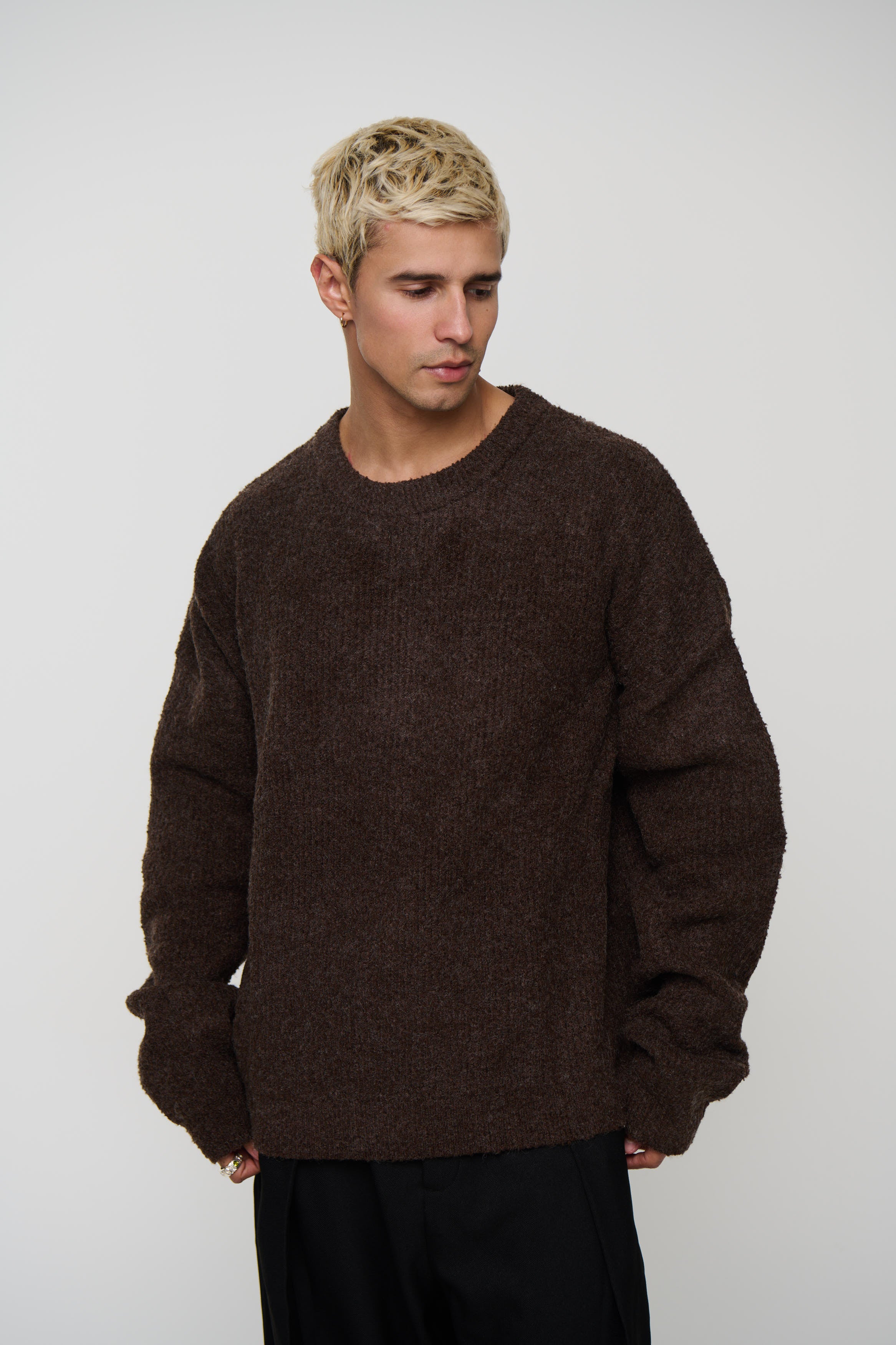 Soft Crew Knit Chocolate