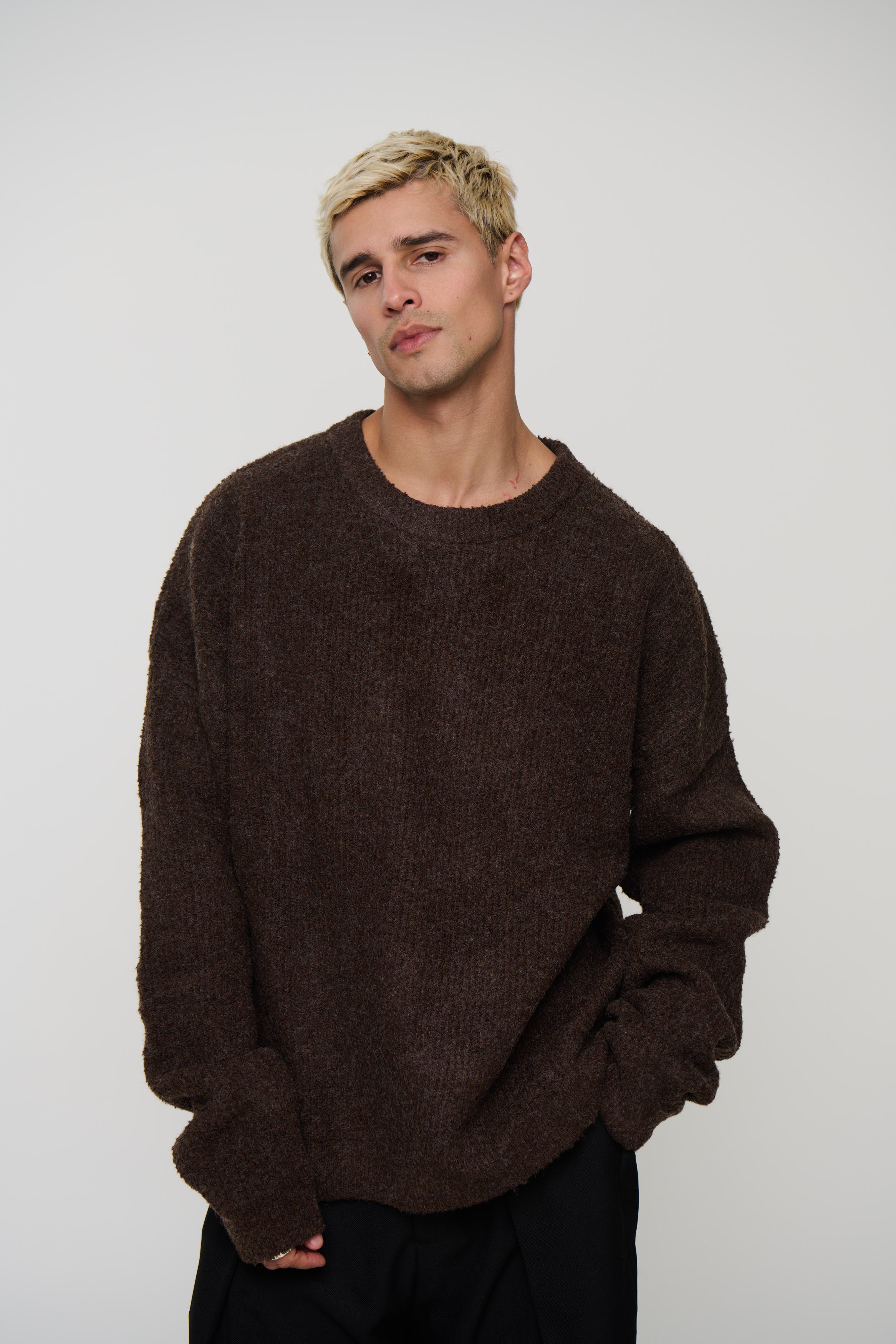Soft Crew Knit Chocolate