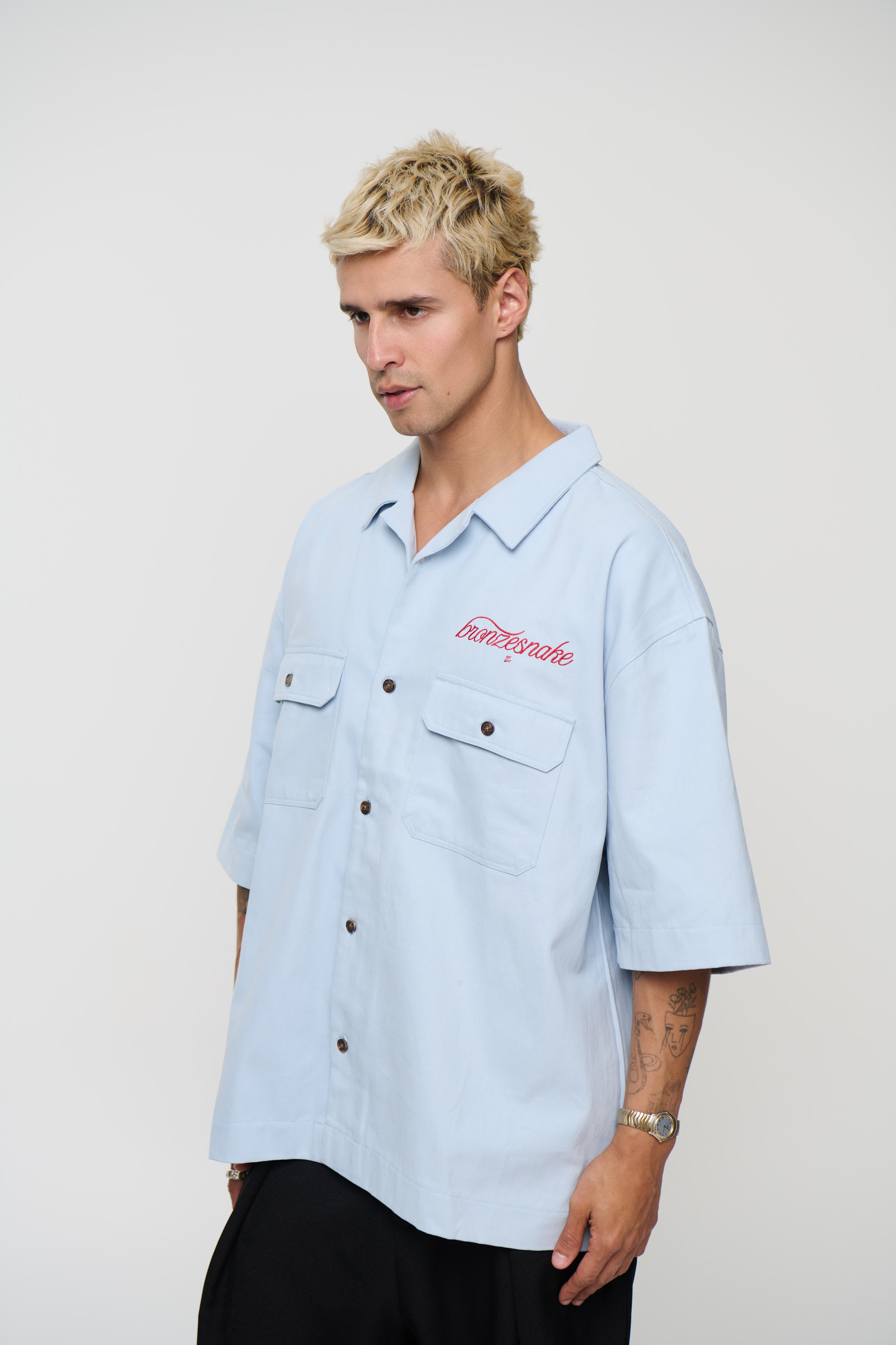 Paul Cotton Shirt Light Blue