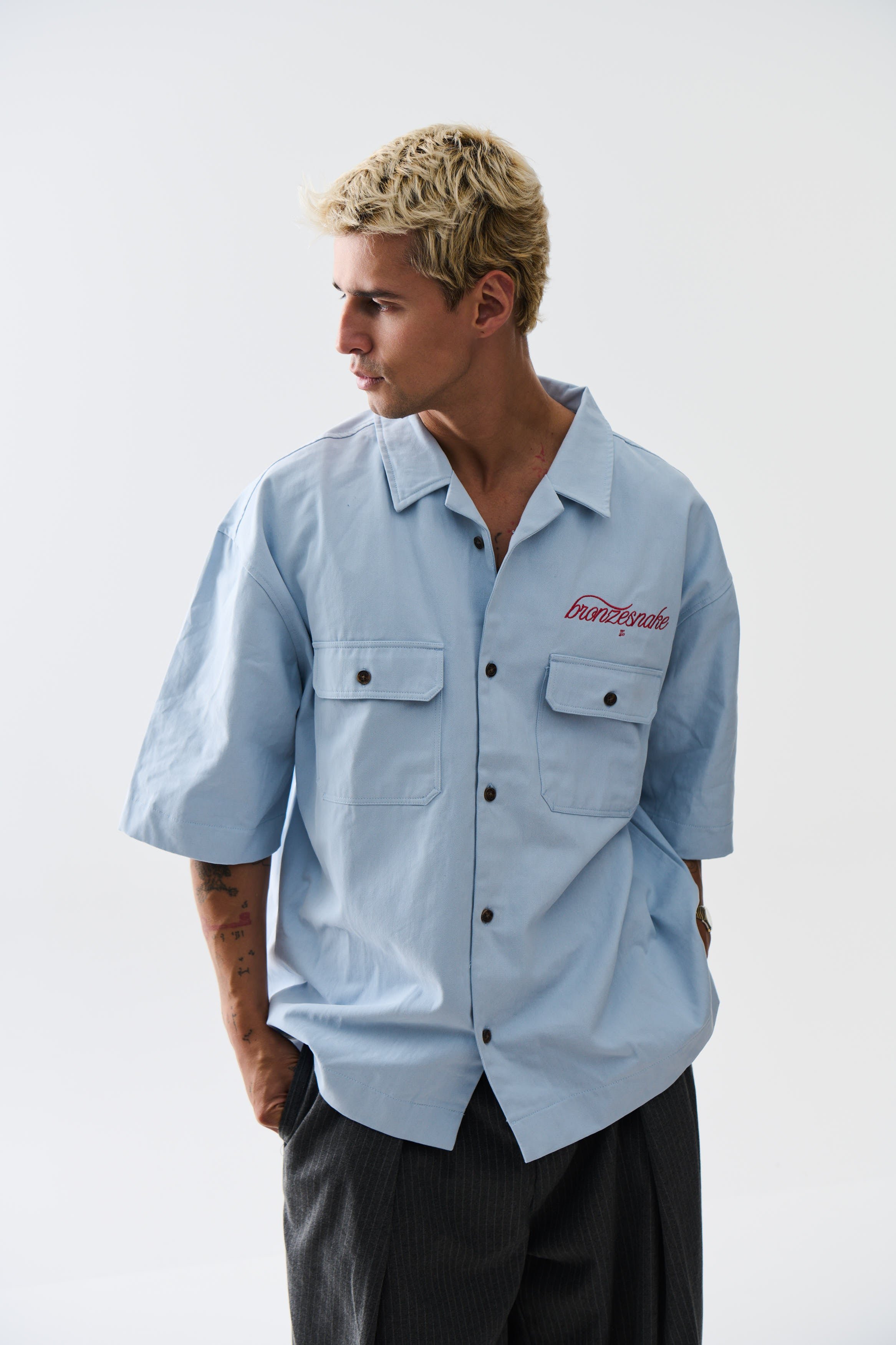 Paul Cotton Shirt Light Blue