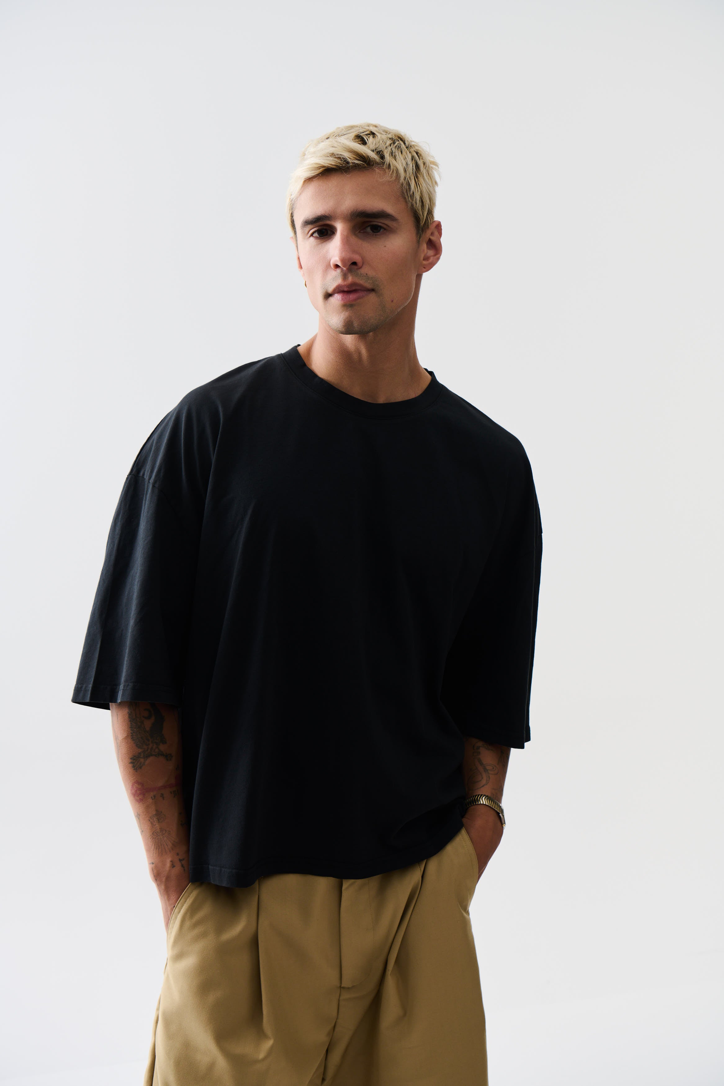NTH Crop Box Tee Black