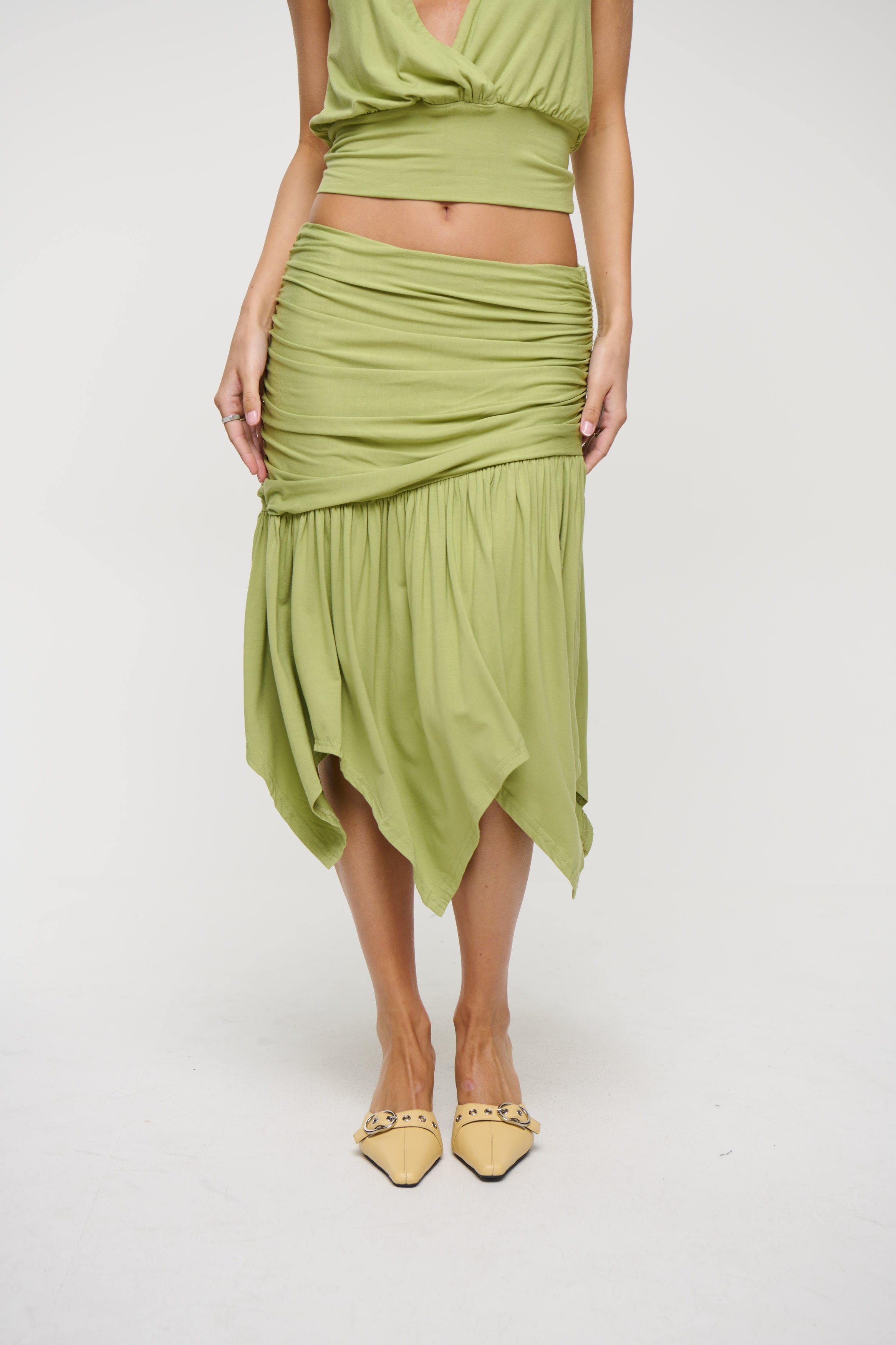 Taya Skirt Chartreuse