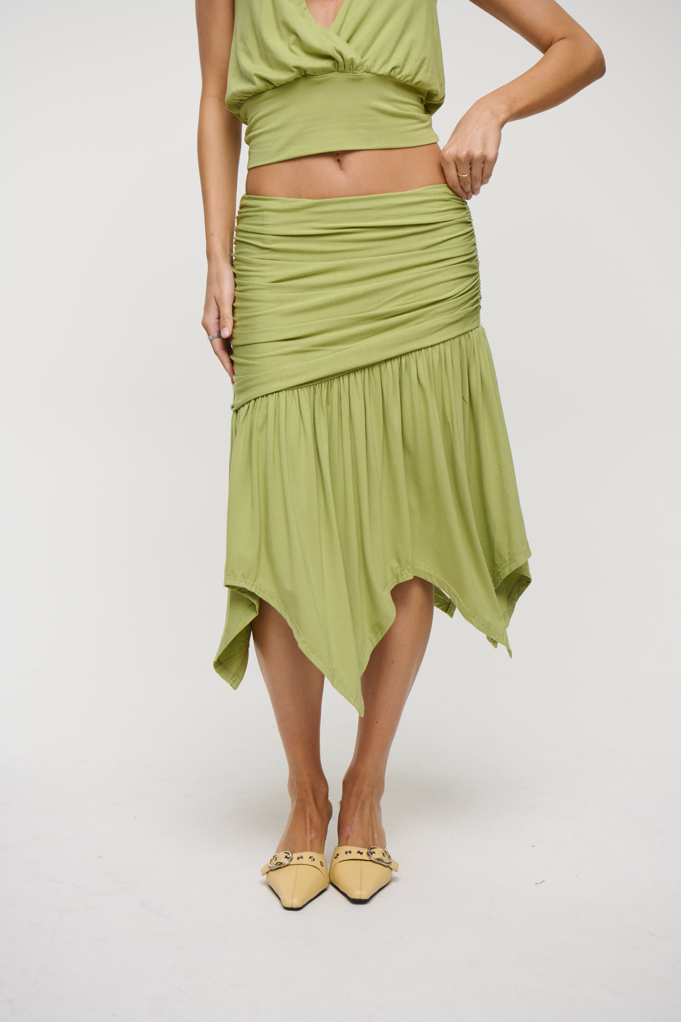 Taya Skirt Chartreuse