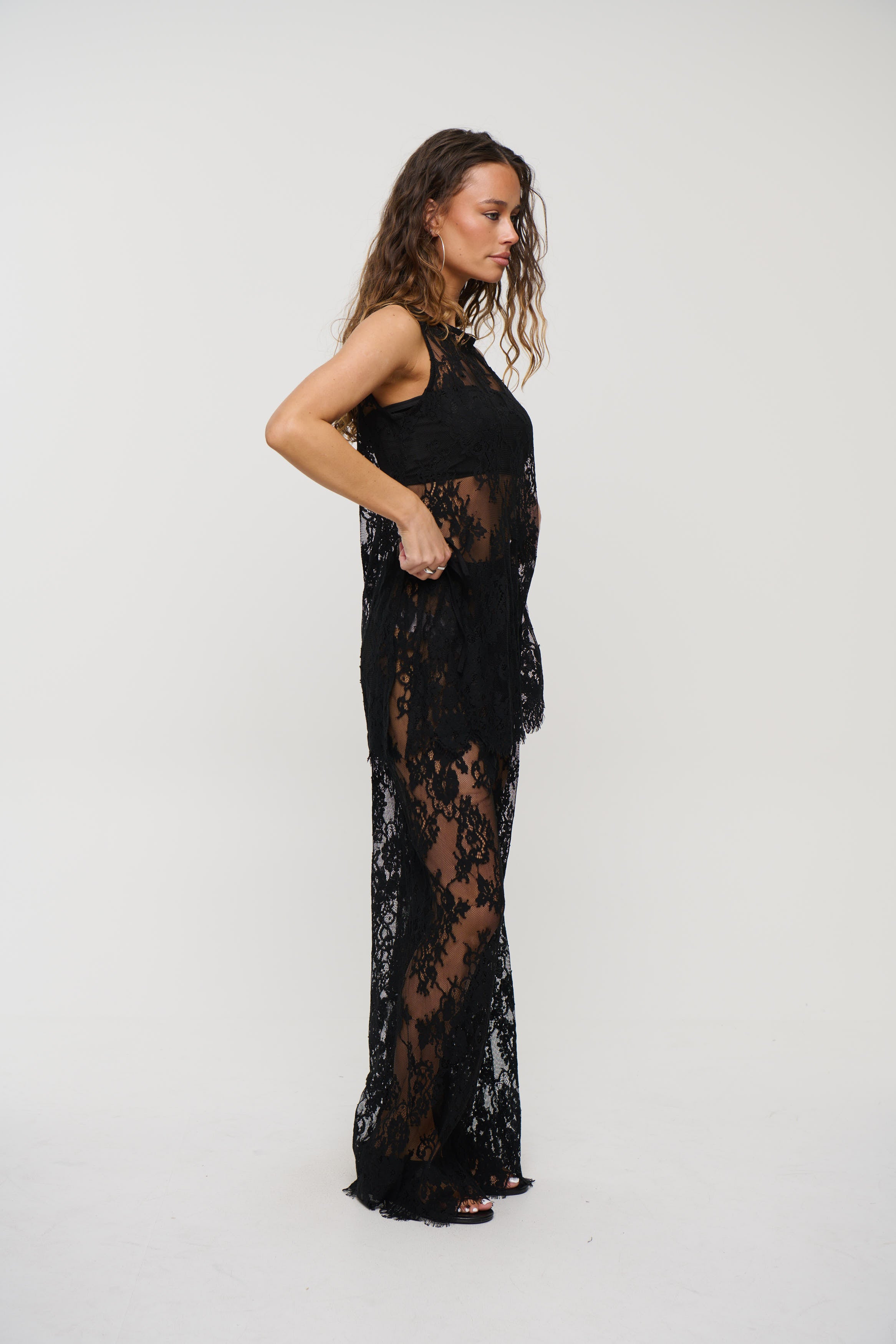 Sandy Lace Set Black