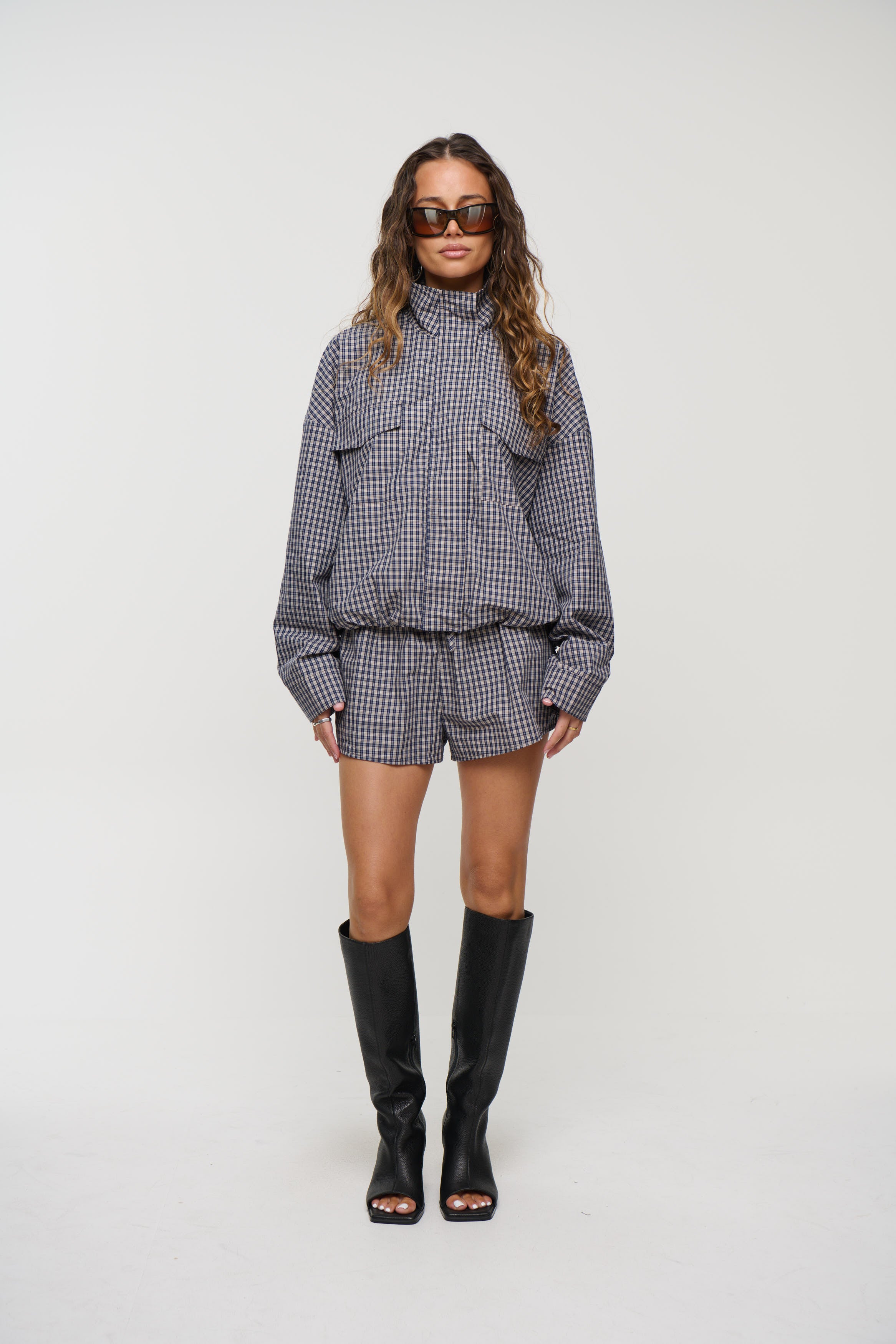 Hampton Bomber Plaid