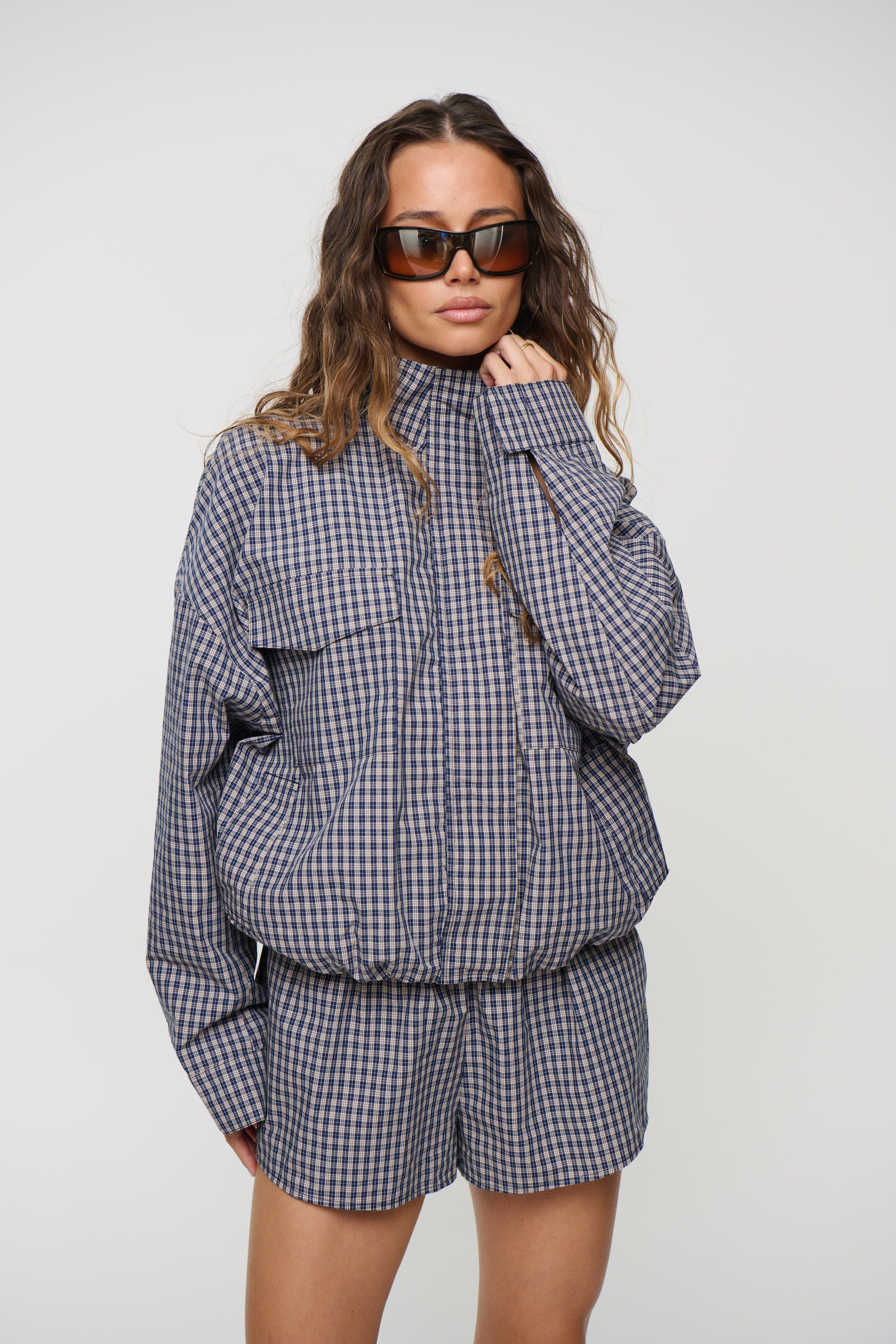 Hampton Bomber Plaid