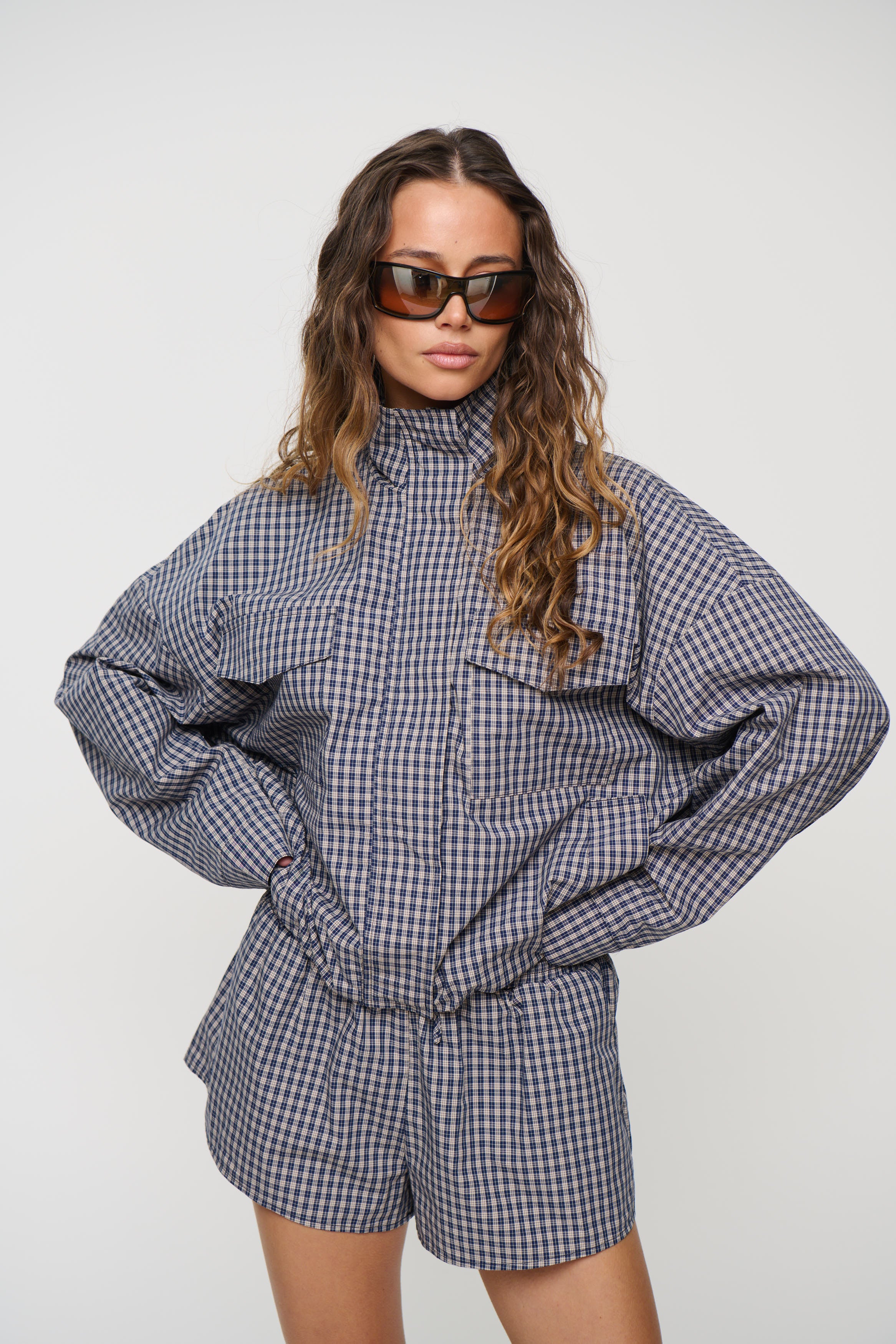 Hampton Bomber Plaid