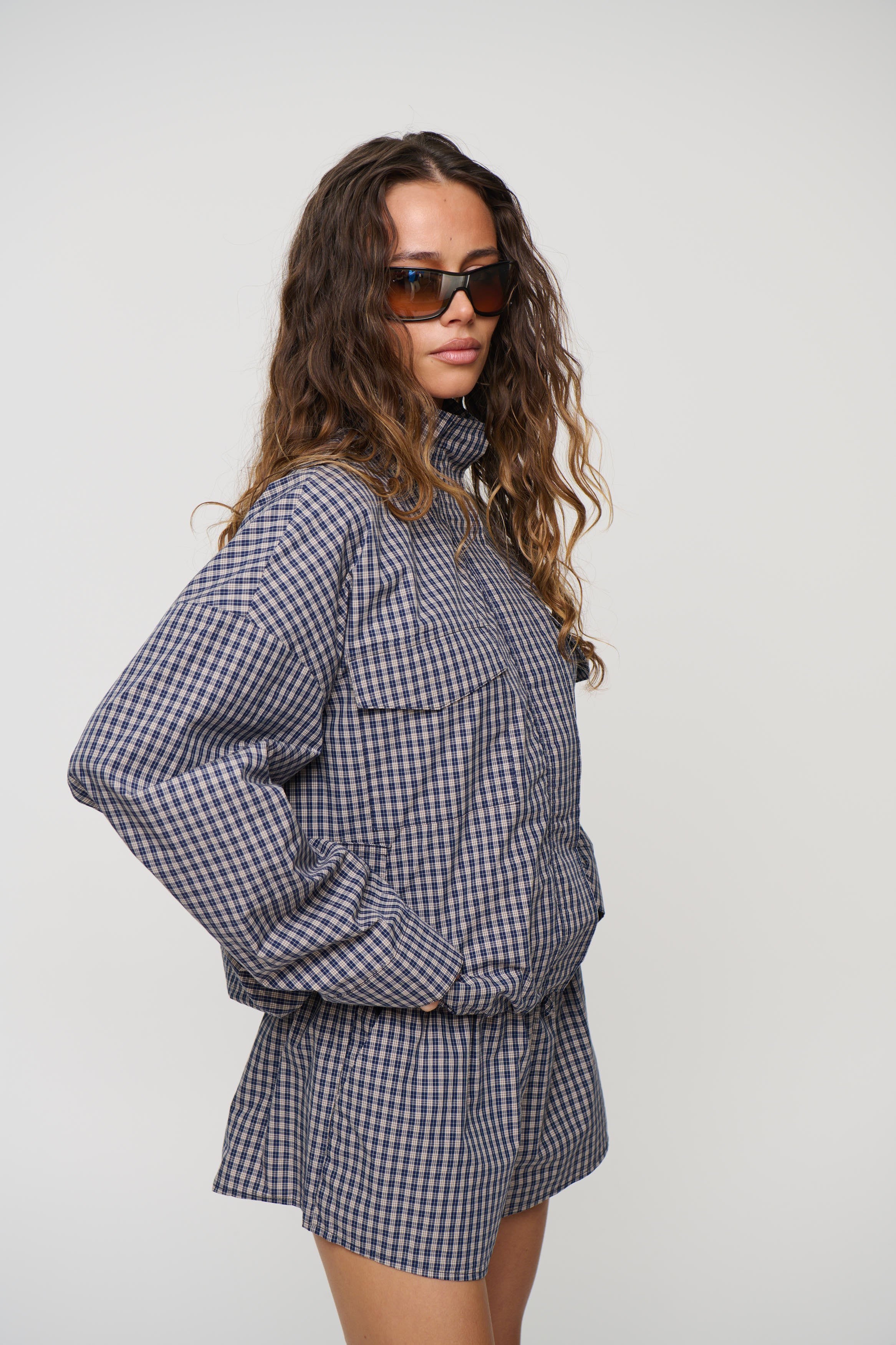 Hampton Bomber Plaid