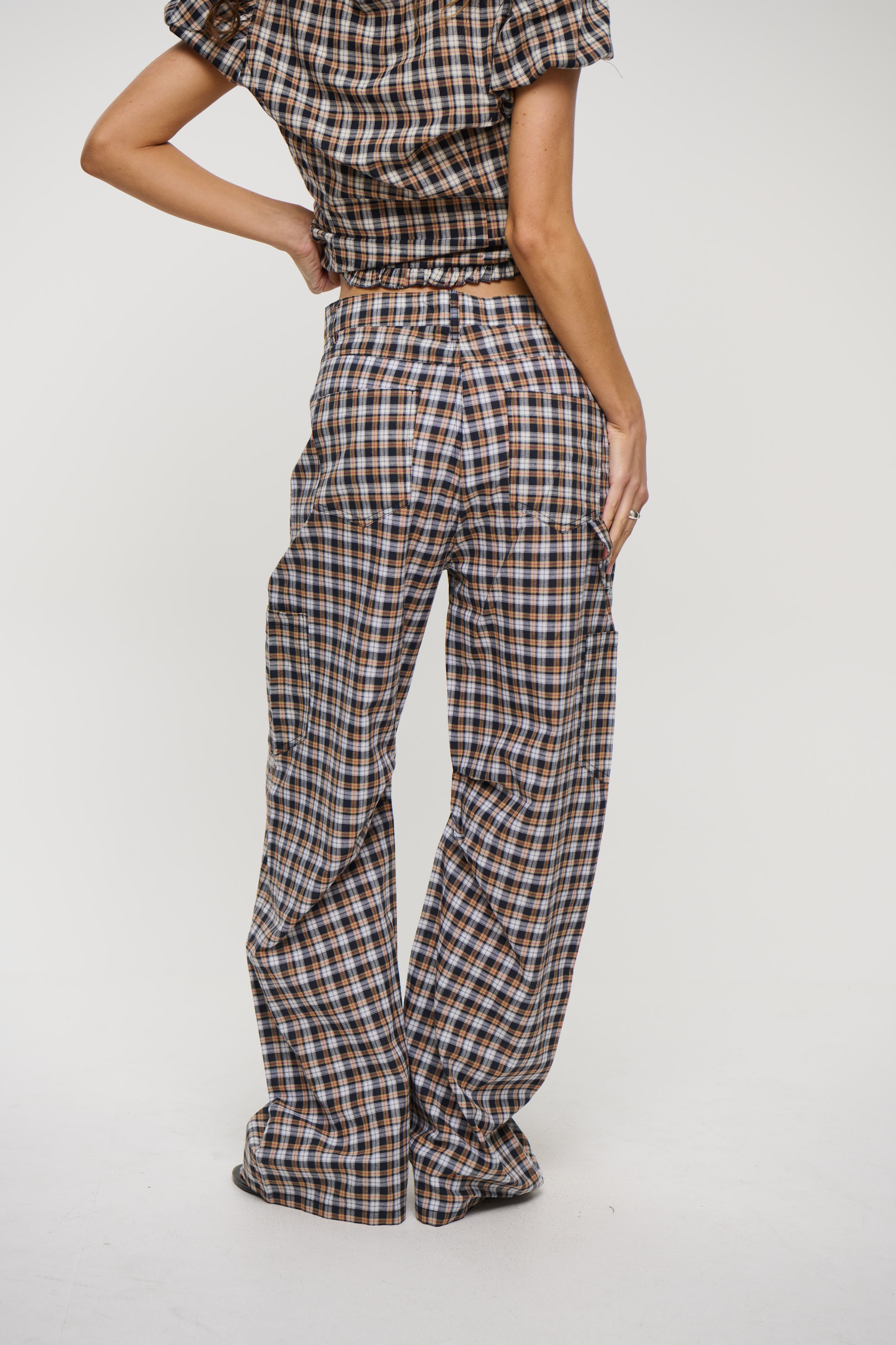 Miami Vice Pant Beige Tartan