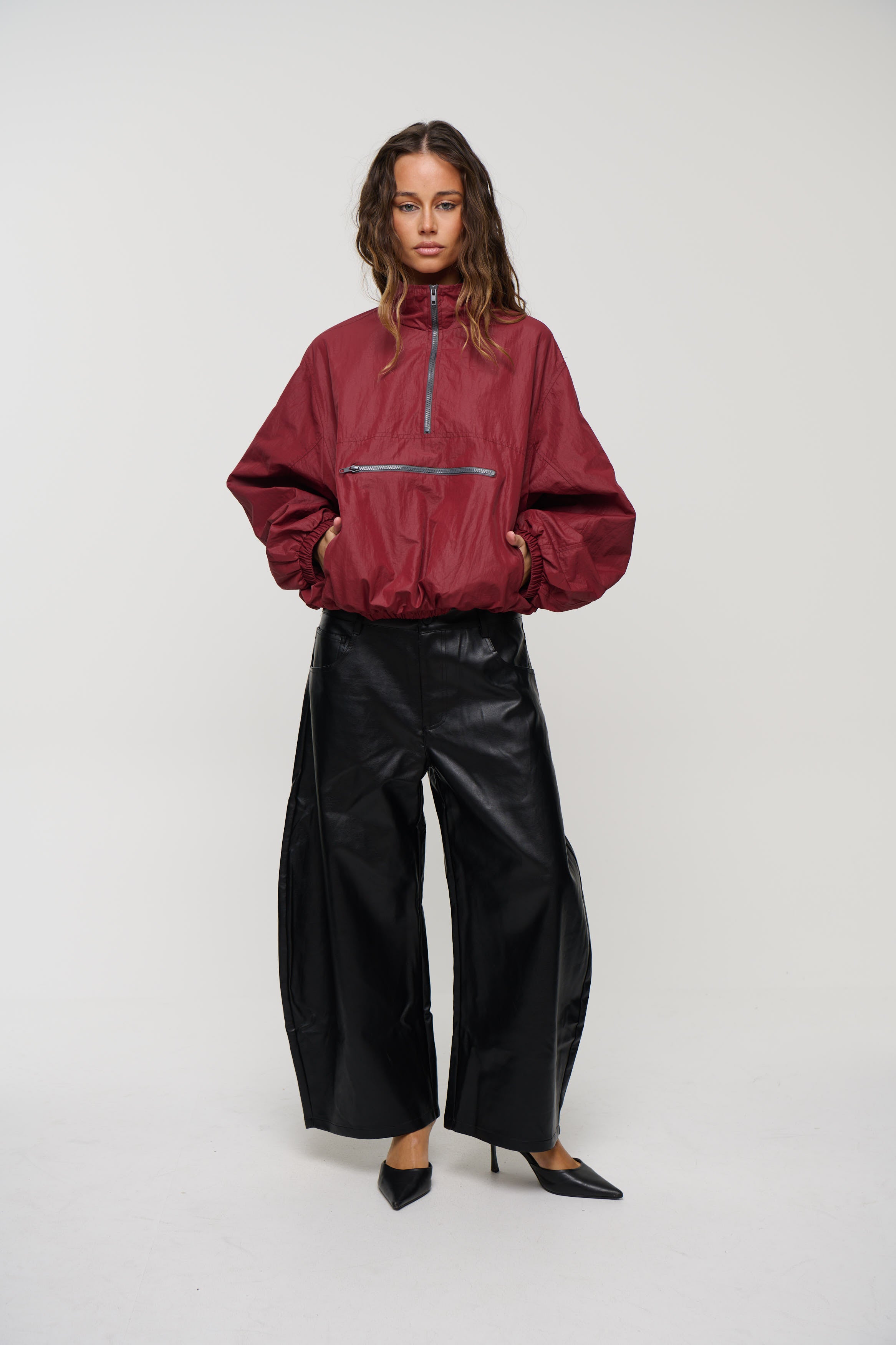 Ibiza Windbreaker Burgundy