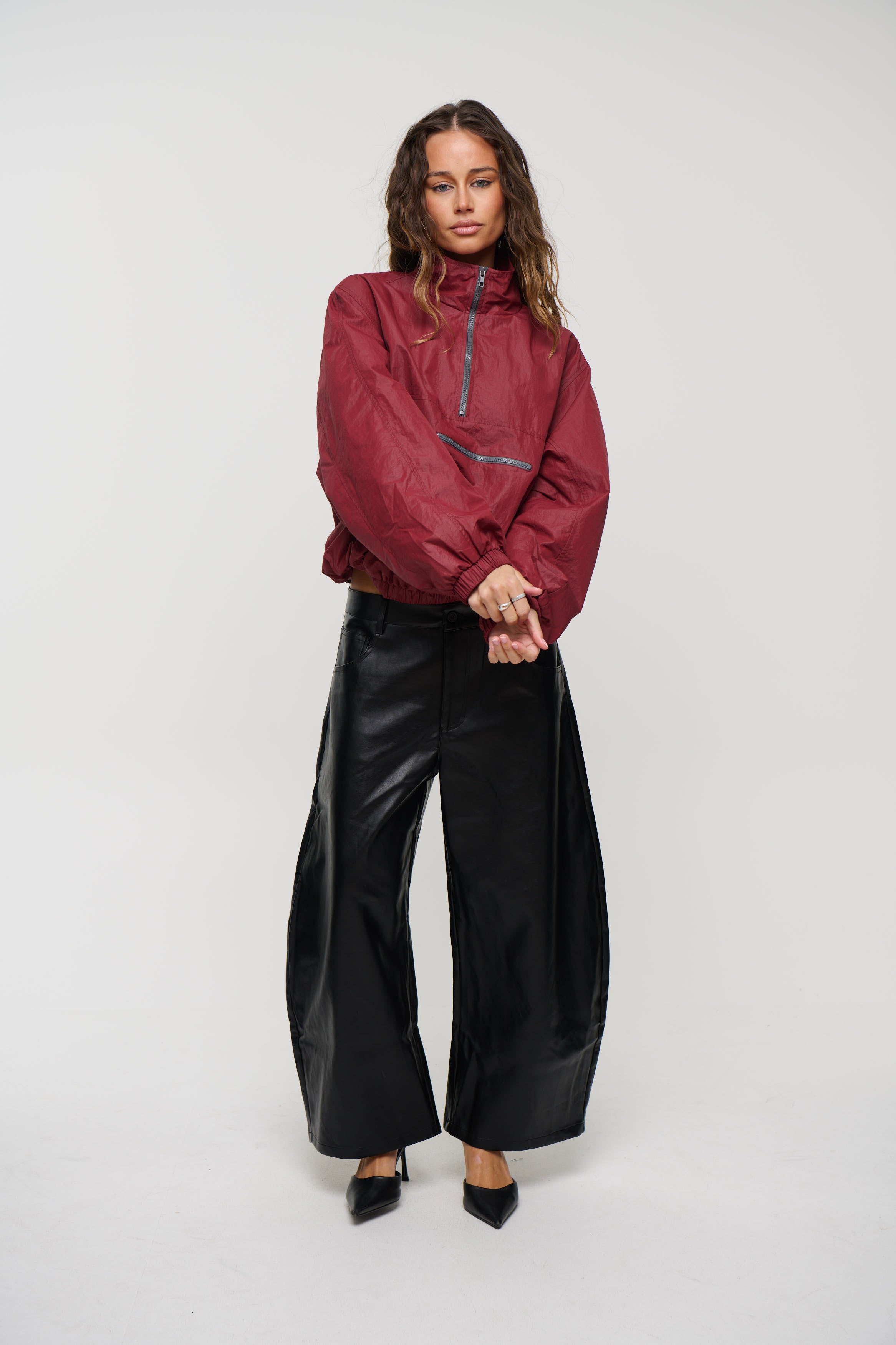 Ibiza Windbreaker Burgundy