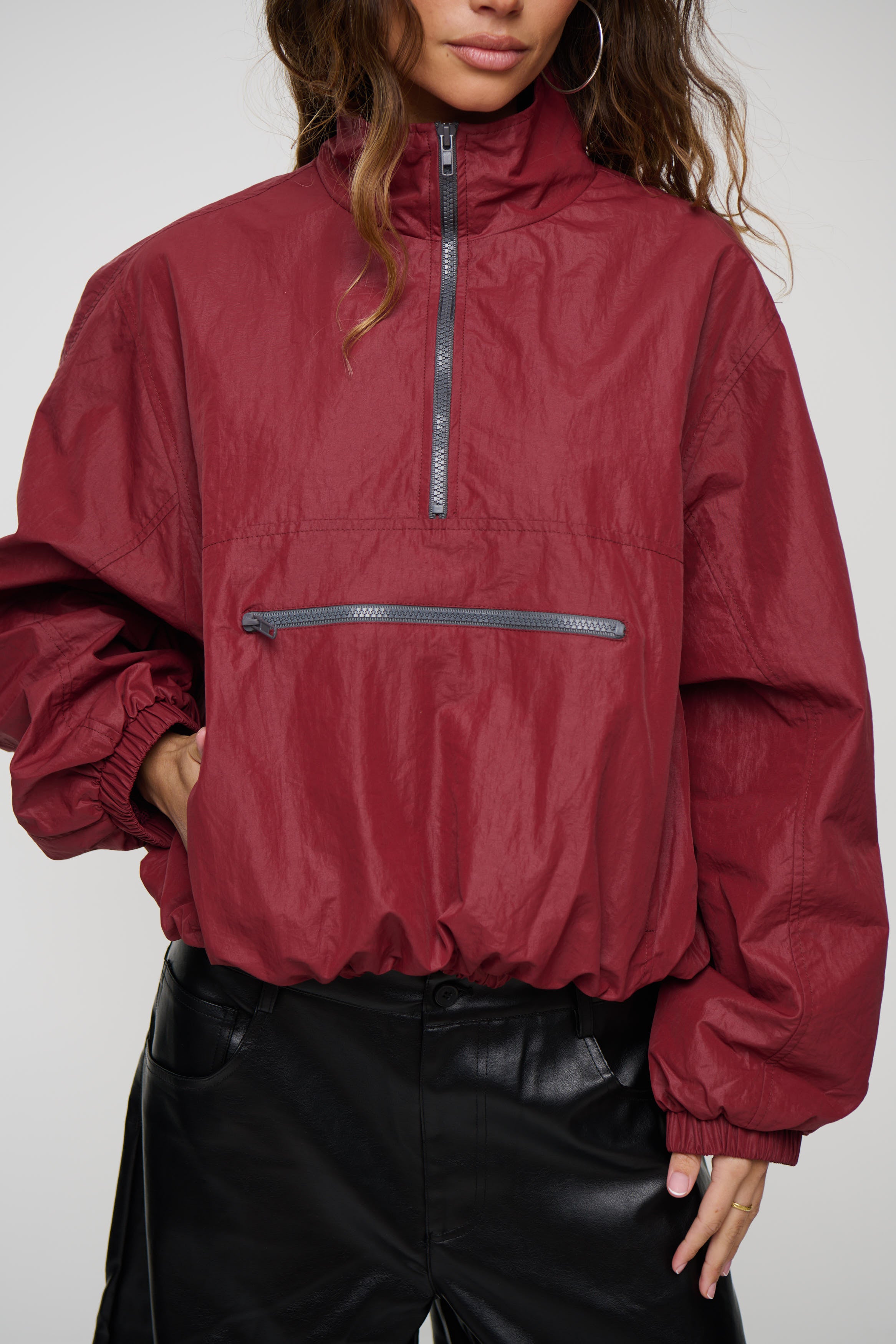 Ibiza Windbreaker Burgundy