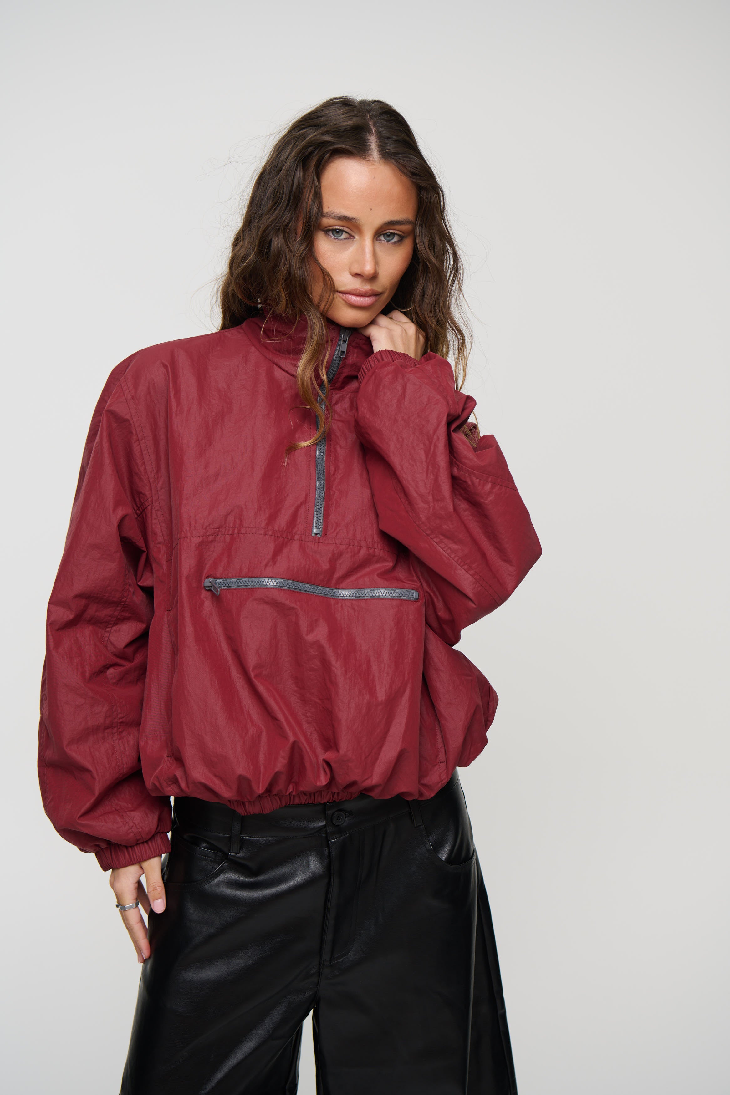 Ibiza Windbreaker Burgundy