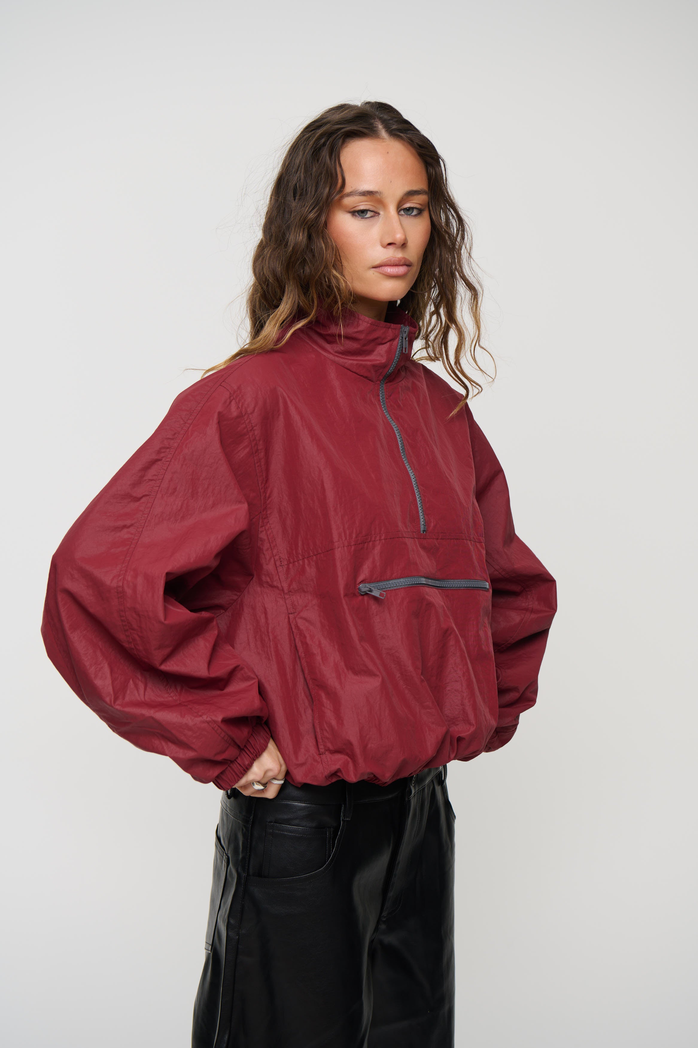 Ibiza Windbreaker Burgundy