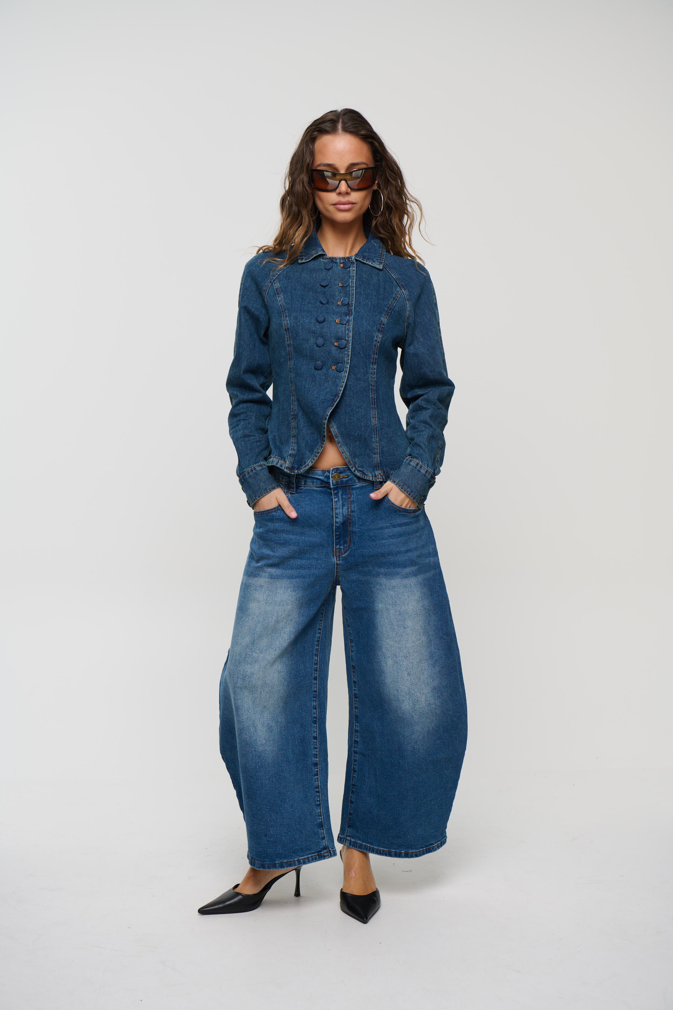 Form Jacket Mid Blue