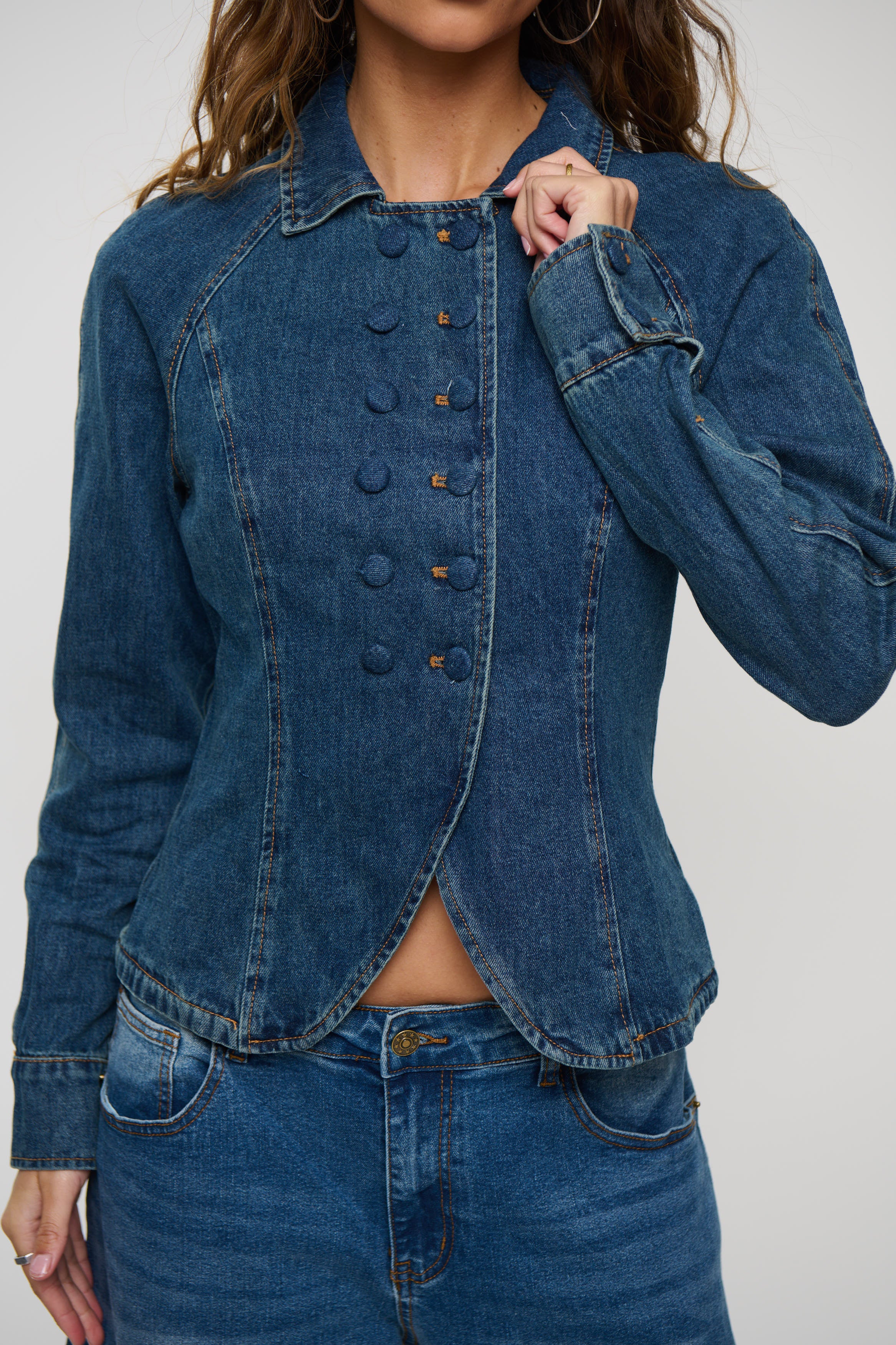 Form Jacket Mid Blue
