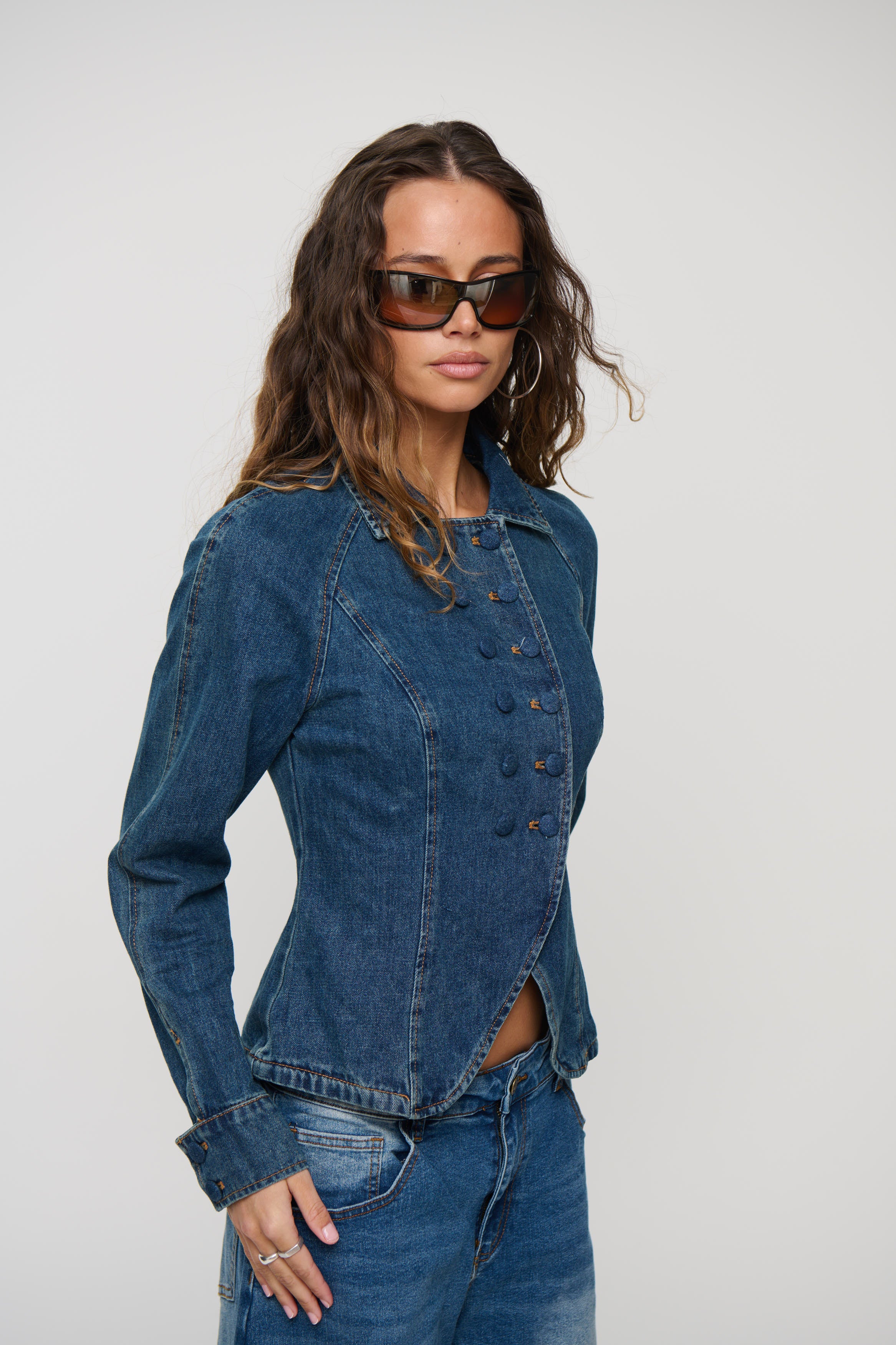 Form Jacket Mid Blue