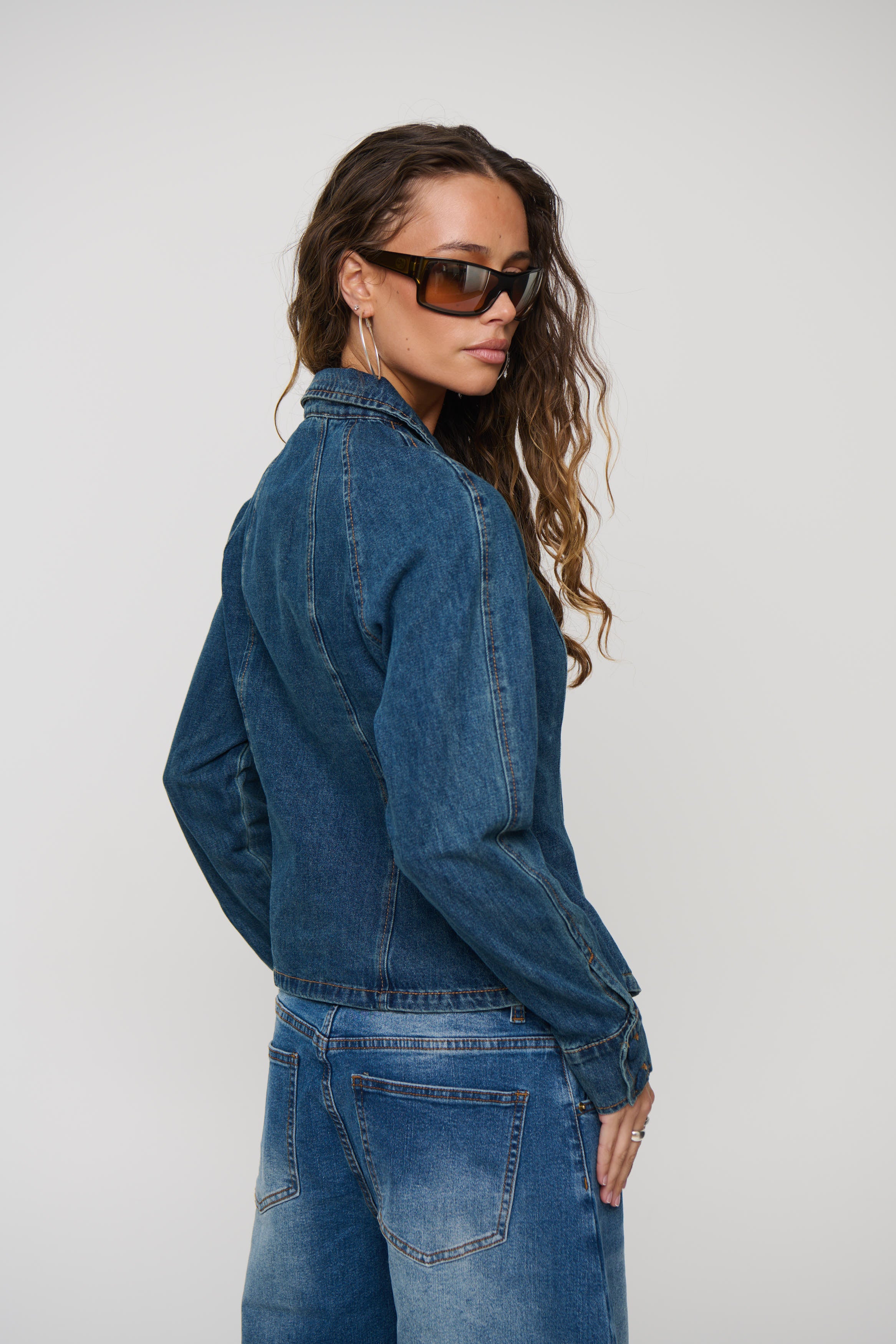 Form Jacket Mid Blue