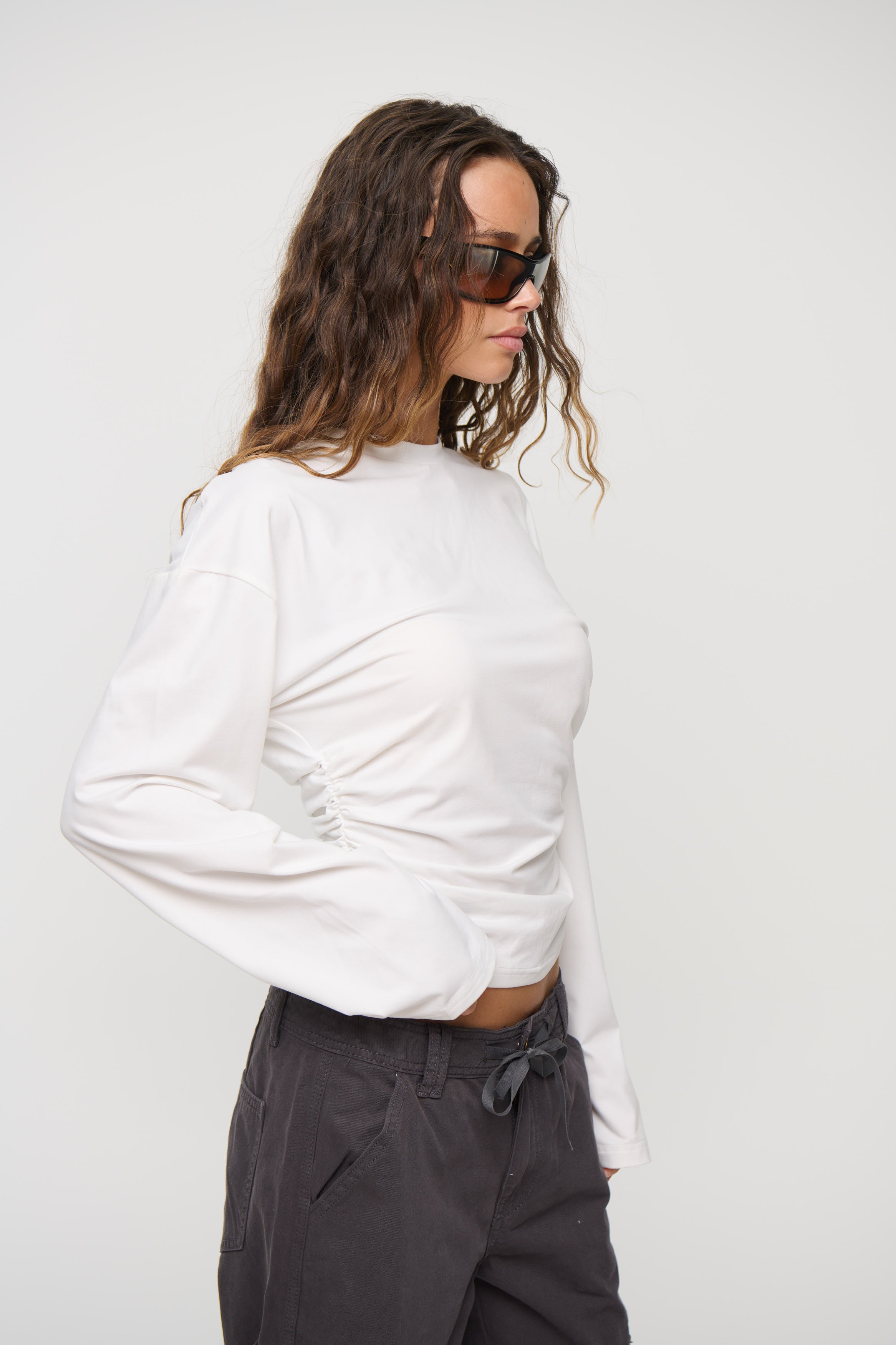 Rishelle Long Sleeve White